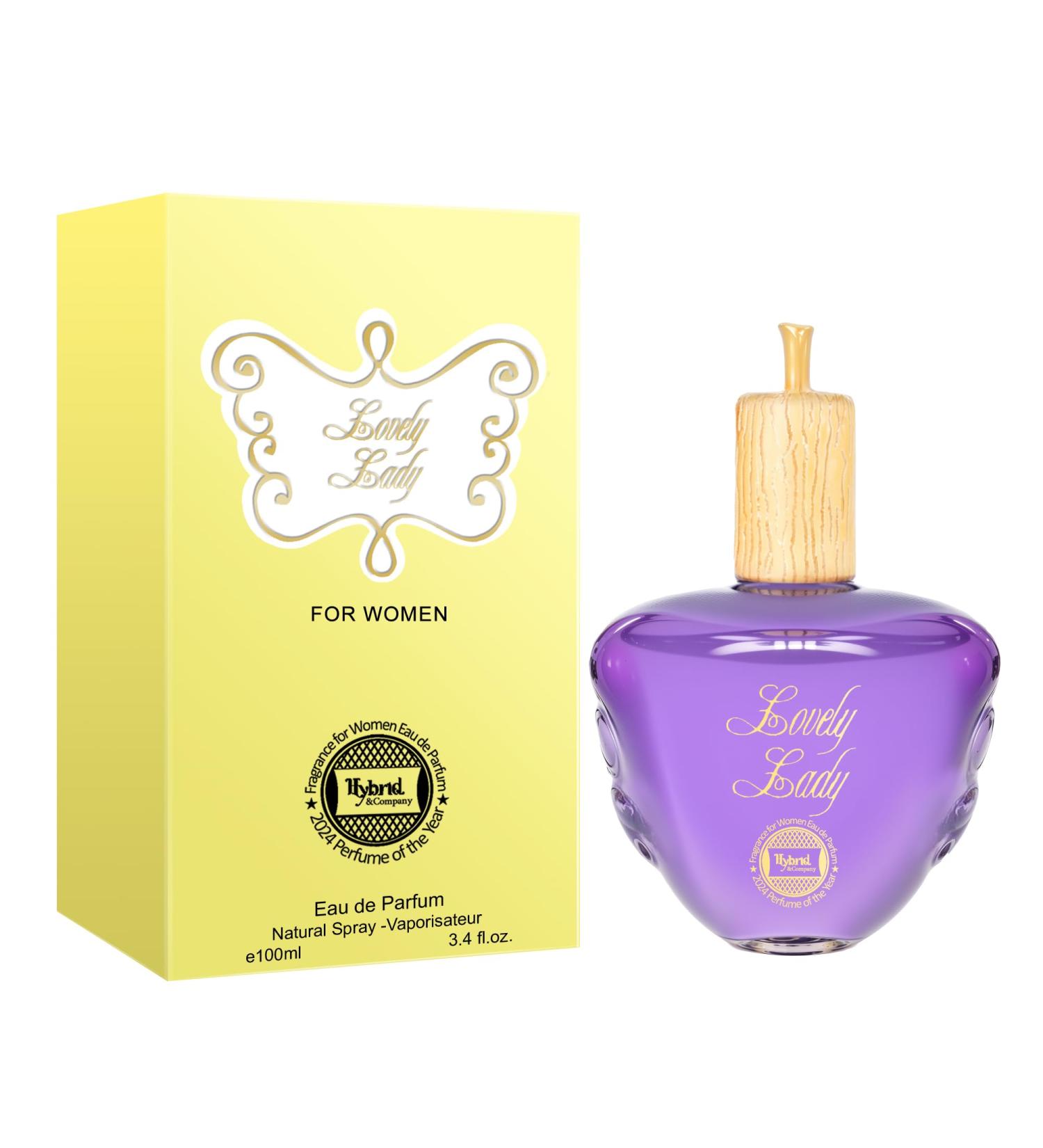 Hybrid & Company Women Lovely Lady Eau De Parfum Natural Spray Vaporisateur 3.4 Fl Oz Lovely Lady 3.4 Fl Oz (Pack of 1) - Buy Online on GoSupps.com