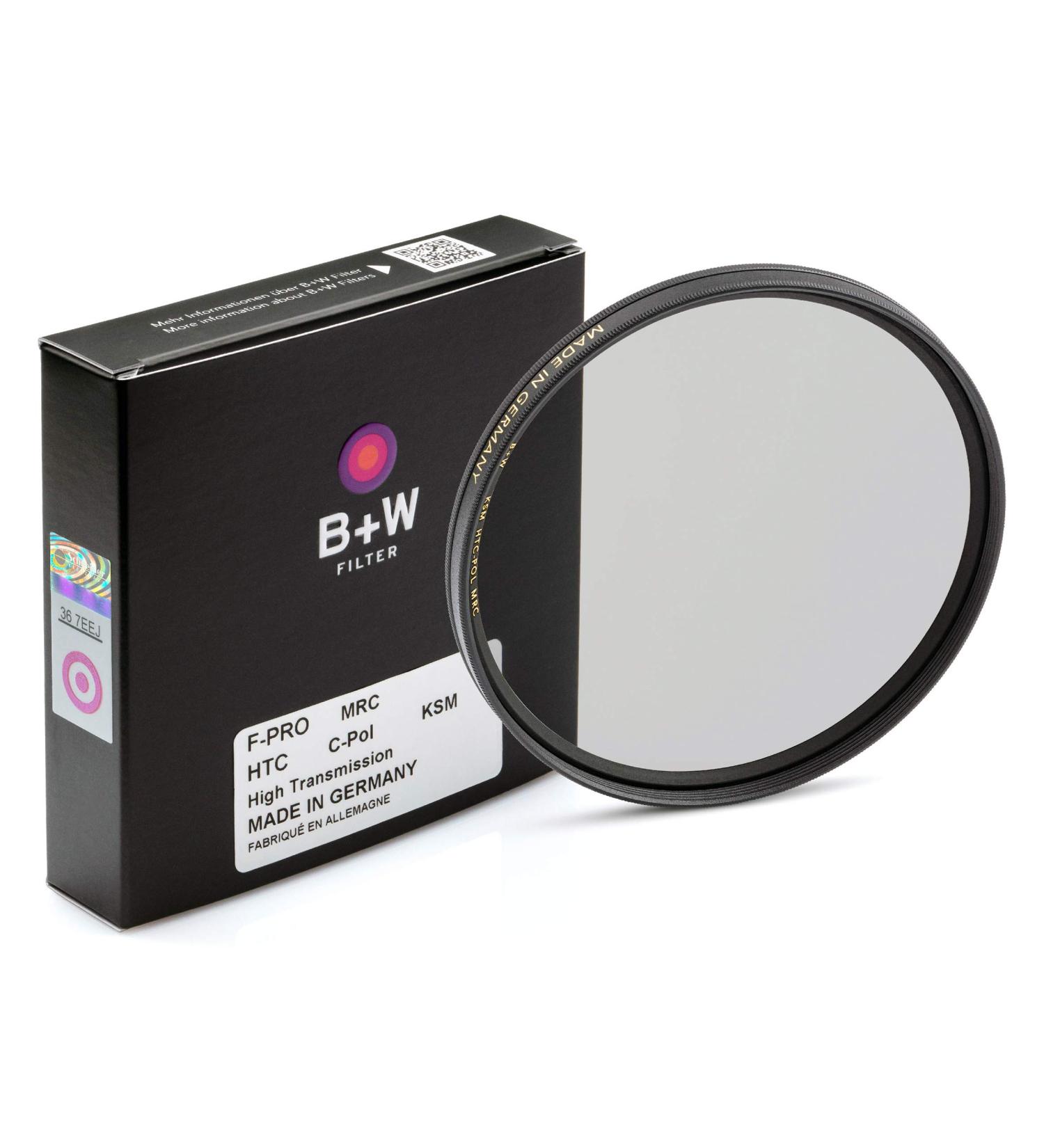 B+W 82mm Circular Polarizer Filter - HTC Kaesemann, 16-Layer MRC Coating, Photography Filter - Buy Online on GoSupps.com