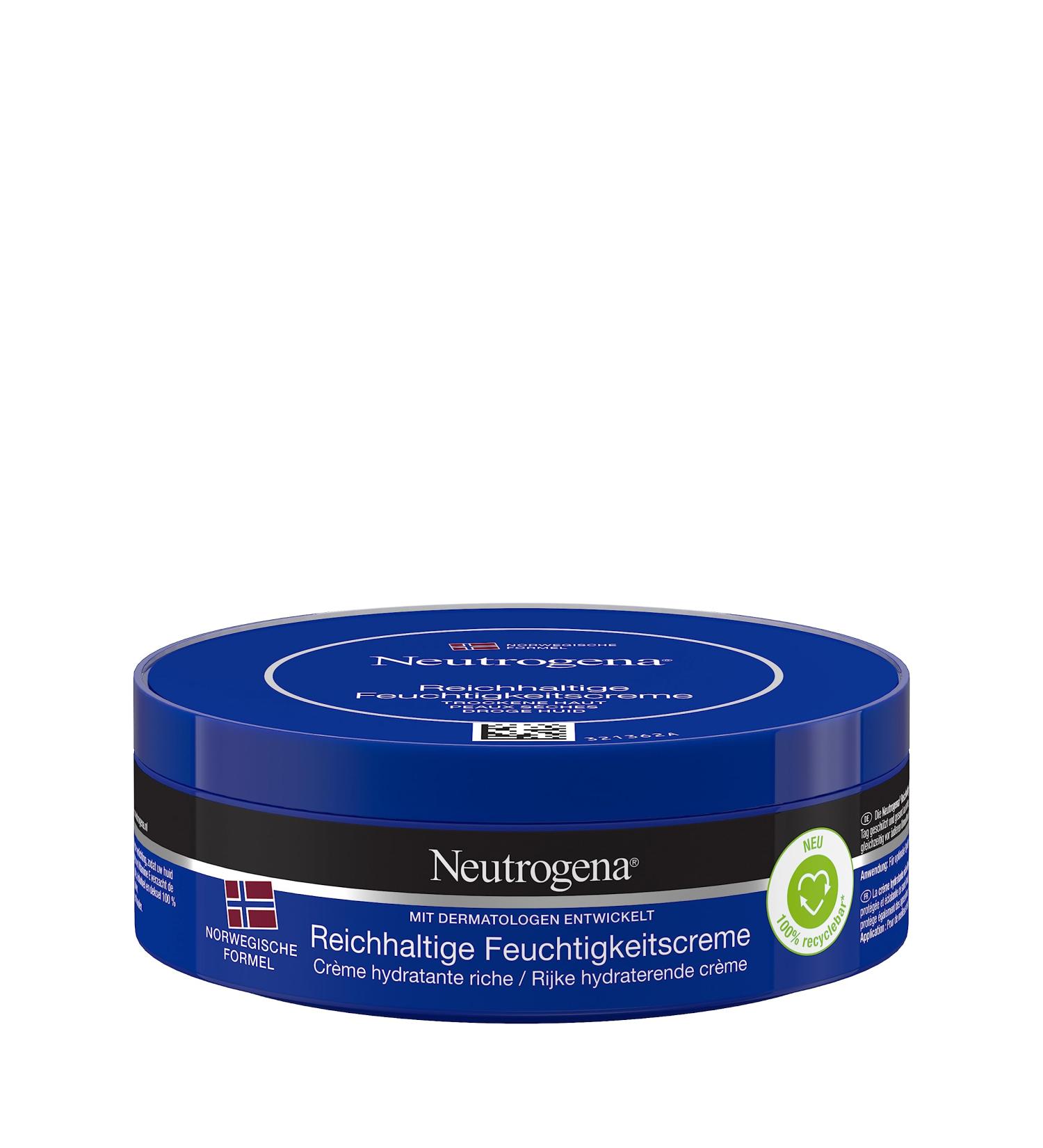  Neutrogena Neutrogena Norwegian Formula Rich Moisturizing Cream (200 ml) Intensive Care Cream for Dry Skin with Vitamin E - Buy Online on GoSupps.com