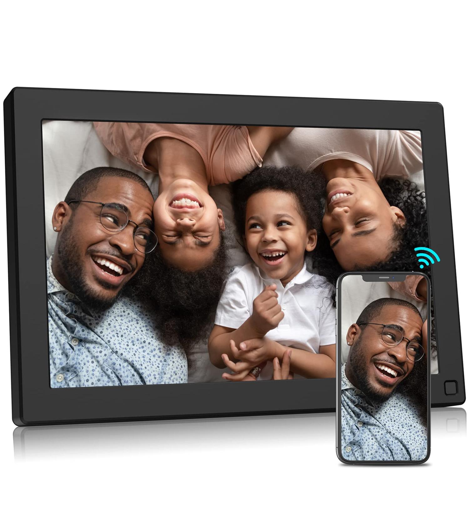 BSIMB 32GB 10.1 WiFi Digital Photo Frame | Smart Picture Frame | IPS Touch Screen | Motion Sensor | Upload Photos/Videos via App/Email | Gift for Grandparents | HD WI-FI Black - Buy Online on GoSupps.com