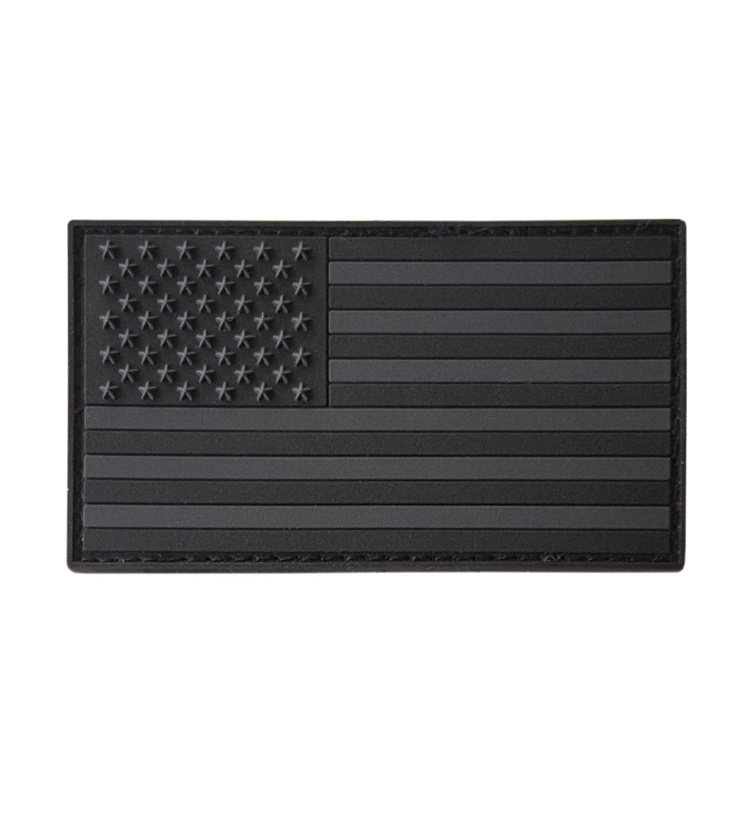 LEGEEON All Black ACU Dark Subdued USA American Flag Morale Patch - Buy Online on GoSupps.com
