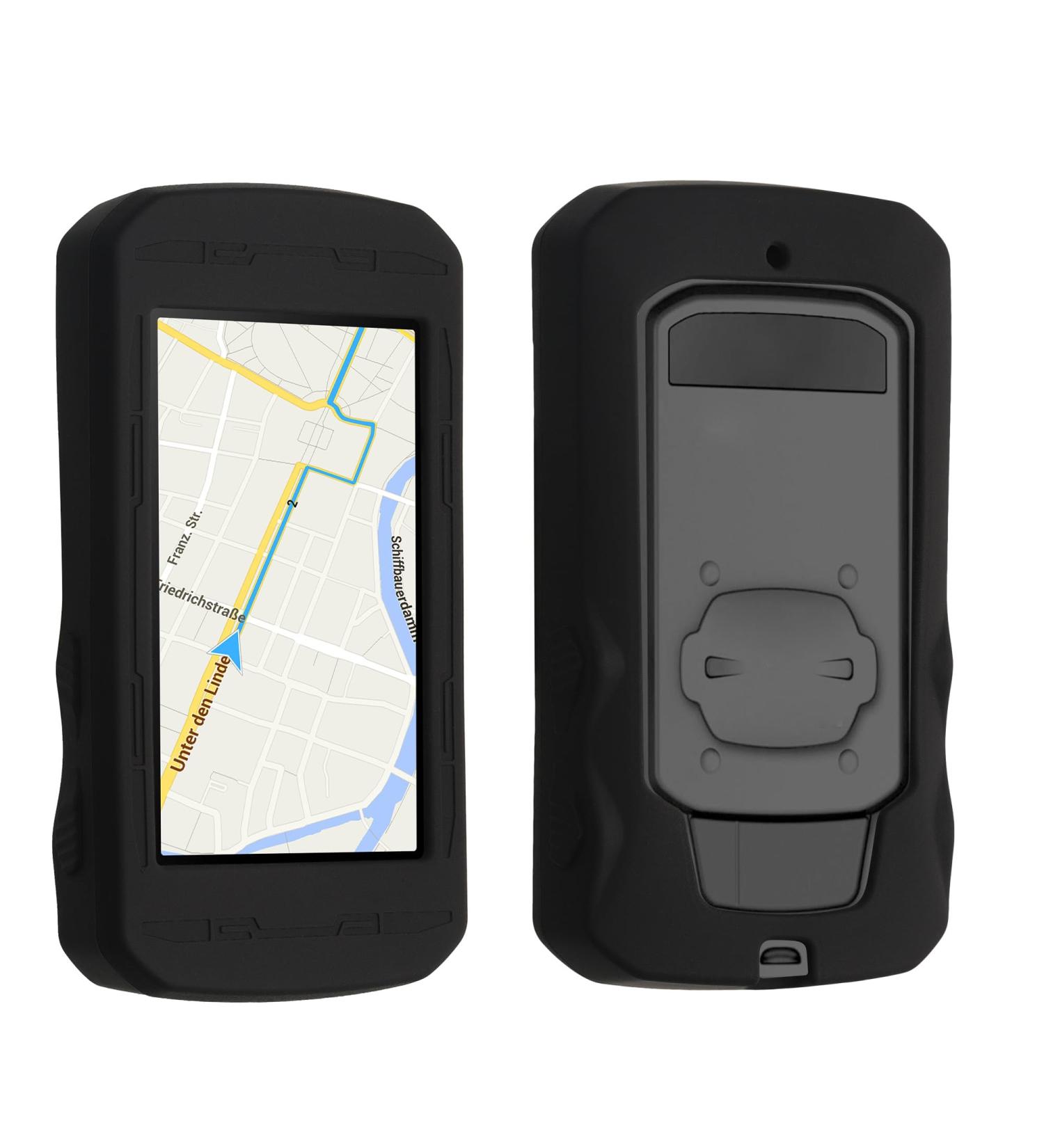 kwmobile Silicone GPS Bicycle Case for Bryton Rider 750 - Black Protective Cover for Optimal Cycling Safety - Buy Online on GoSupps.com