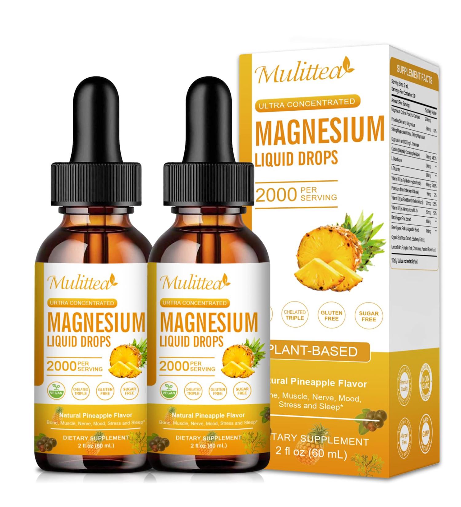 Magnesium Glycinate Liquid Complex - Buy Online on GoSupps.com