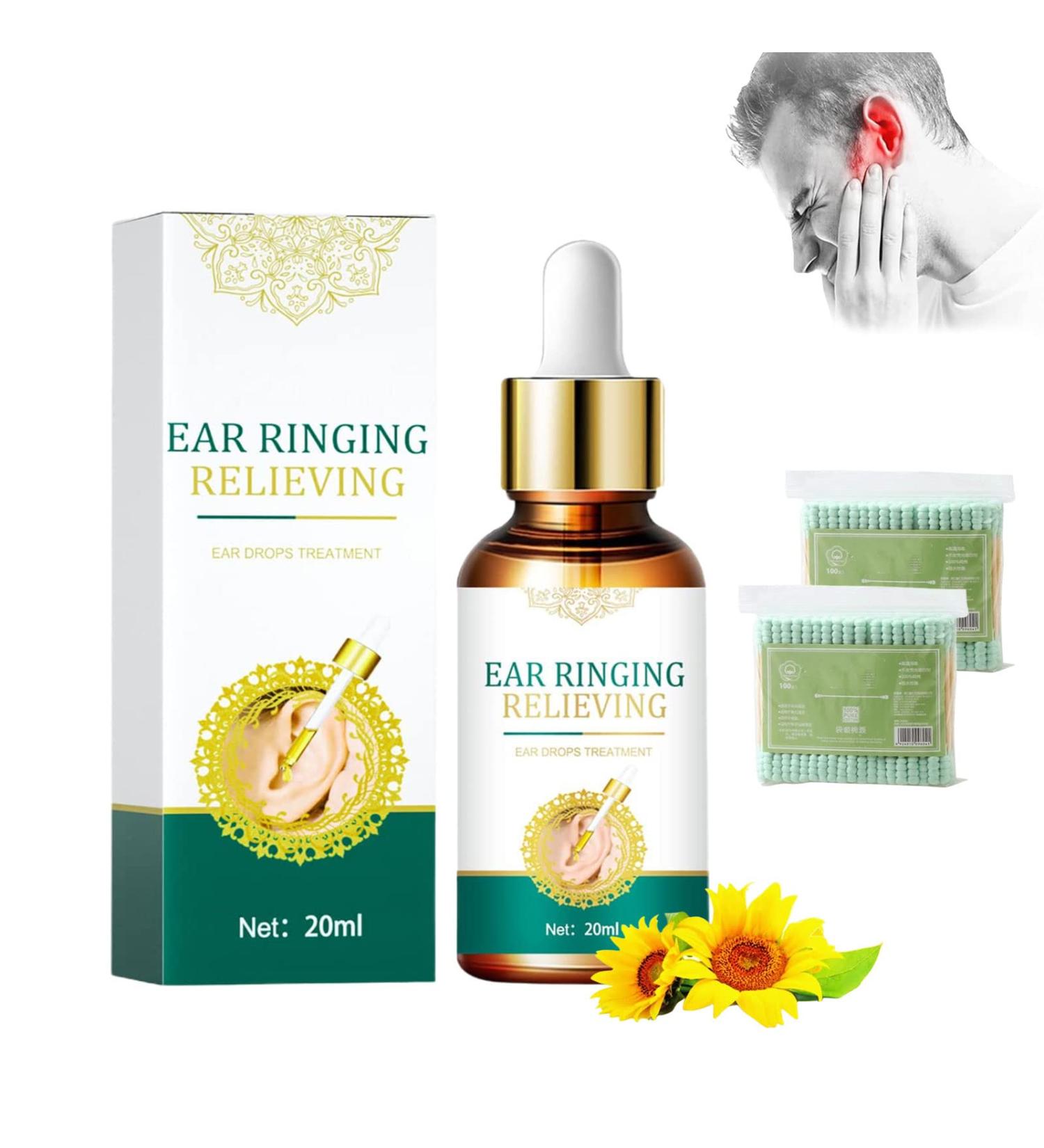 Tinniclear Ear Drops - Natural Herbal Relief for Tinnitus - 1pc - Buy Online on GoSupps.com