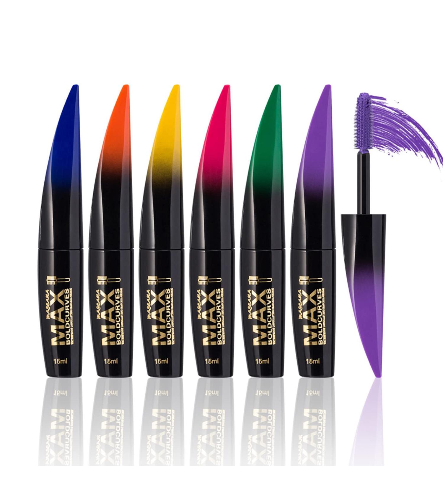 FantasyDay Long Lasting Smudge-Proof Lash Sensational Mascara Set - 6 Pcs 0.5 Fl Oz Sapphire Blue Mascara for Volumizing, Lengthening, and Defining Eyelashes - Buy Online on GoSupps.com