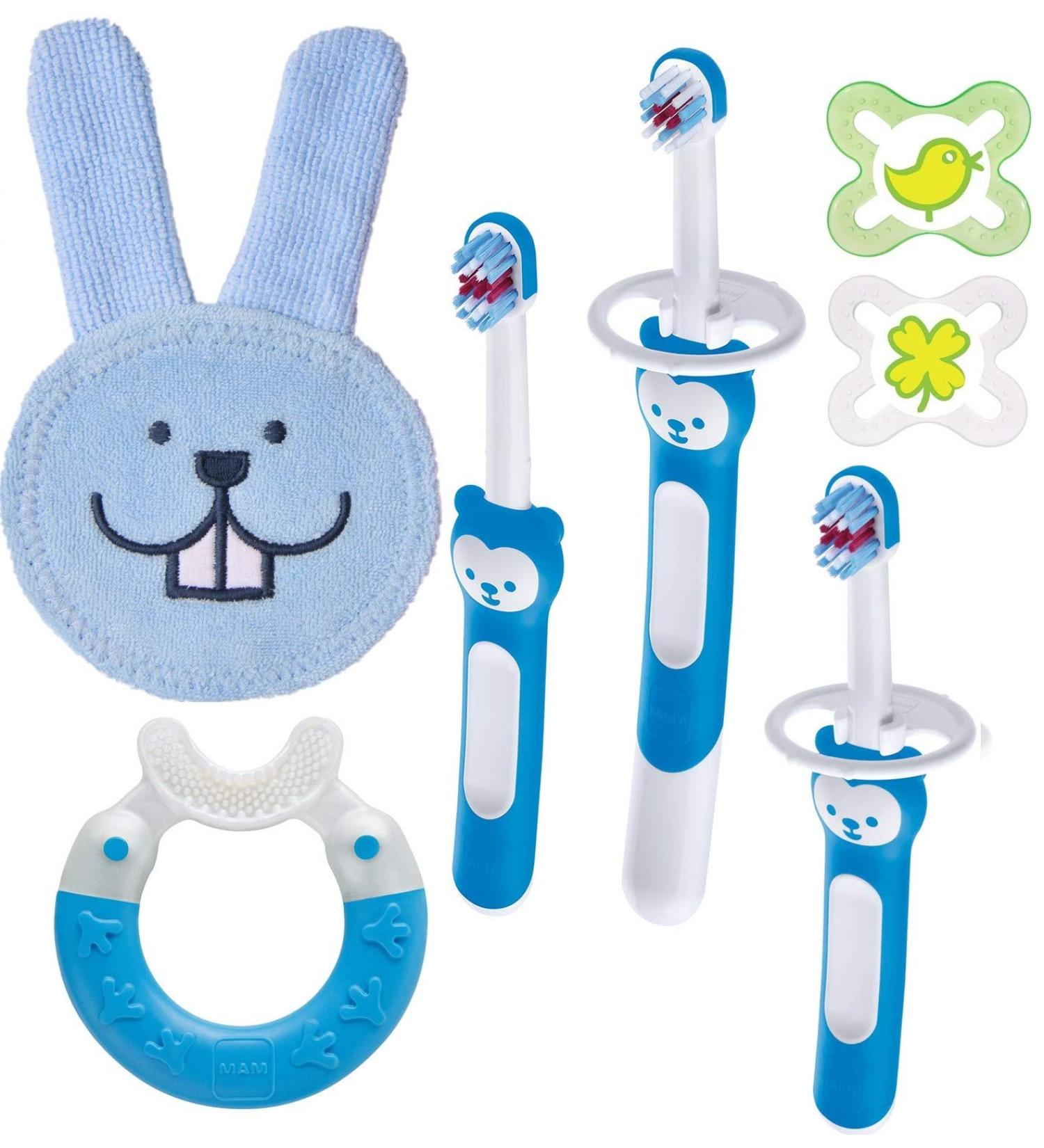 MAM Oral Care Set for Boys - Complete Dental Care Solution | International Shipping - Buy Online on GoSupps.com