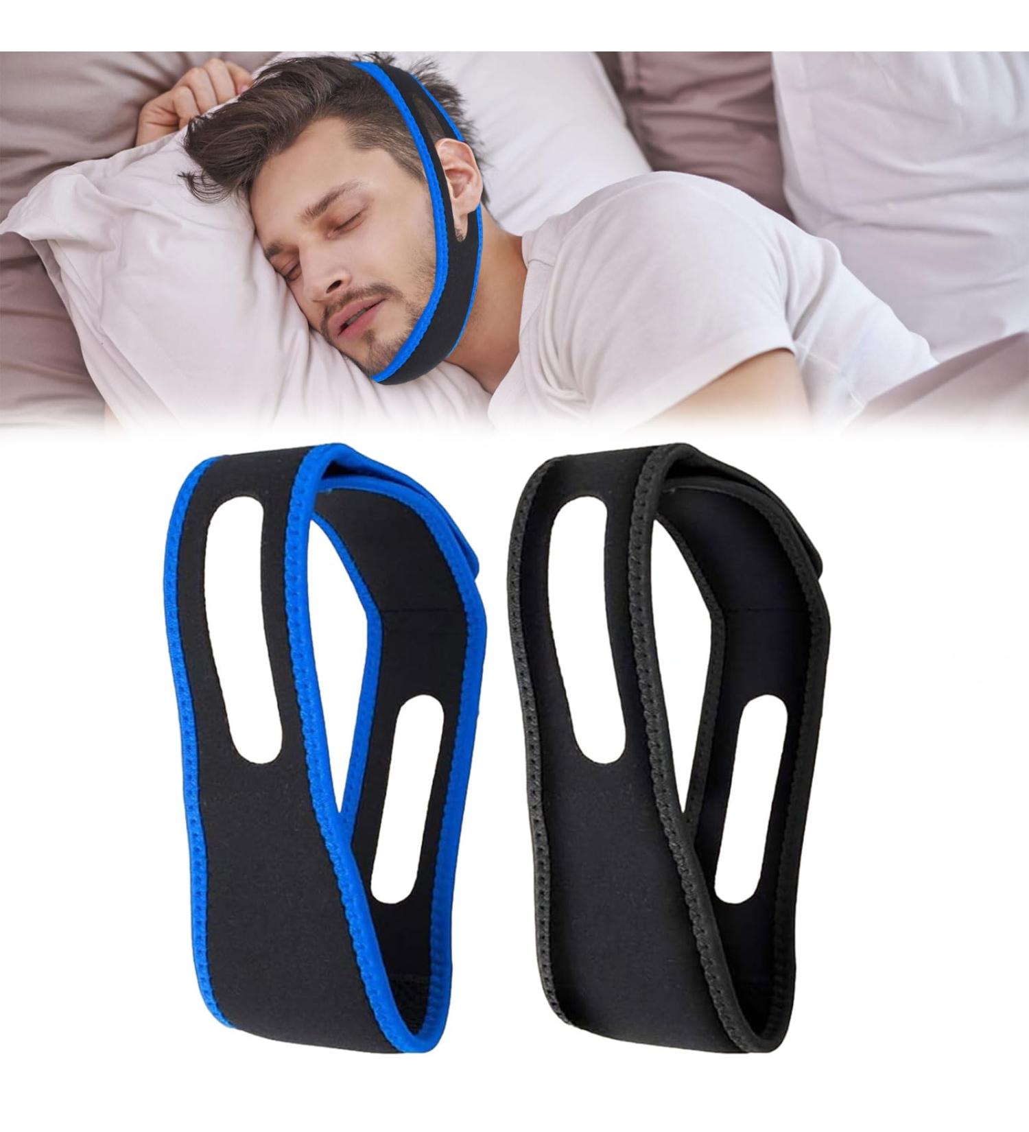 2Pcs Anti Snoring Chin Strap - Comfortable Snore Reducing Aids for Men & Women - Natural Solution - Buy Online on GoSupps.com