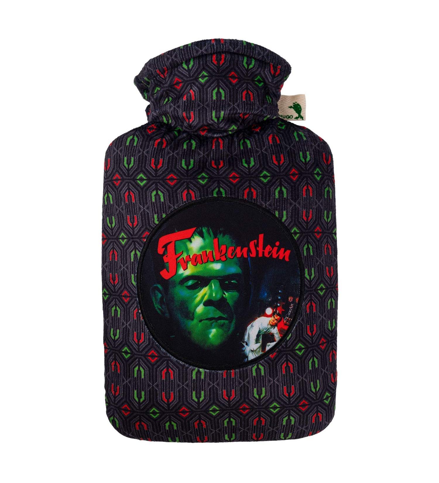 Hugo Frosch Frankenstein Hot Water Bottle - 1.8L Velour Cover | Cozy & Eco-Friendly Heat Therapy - Buy Online on GoSupps.com