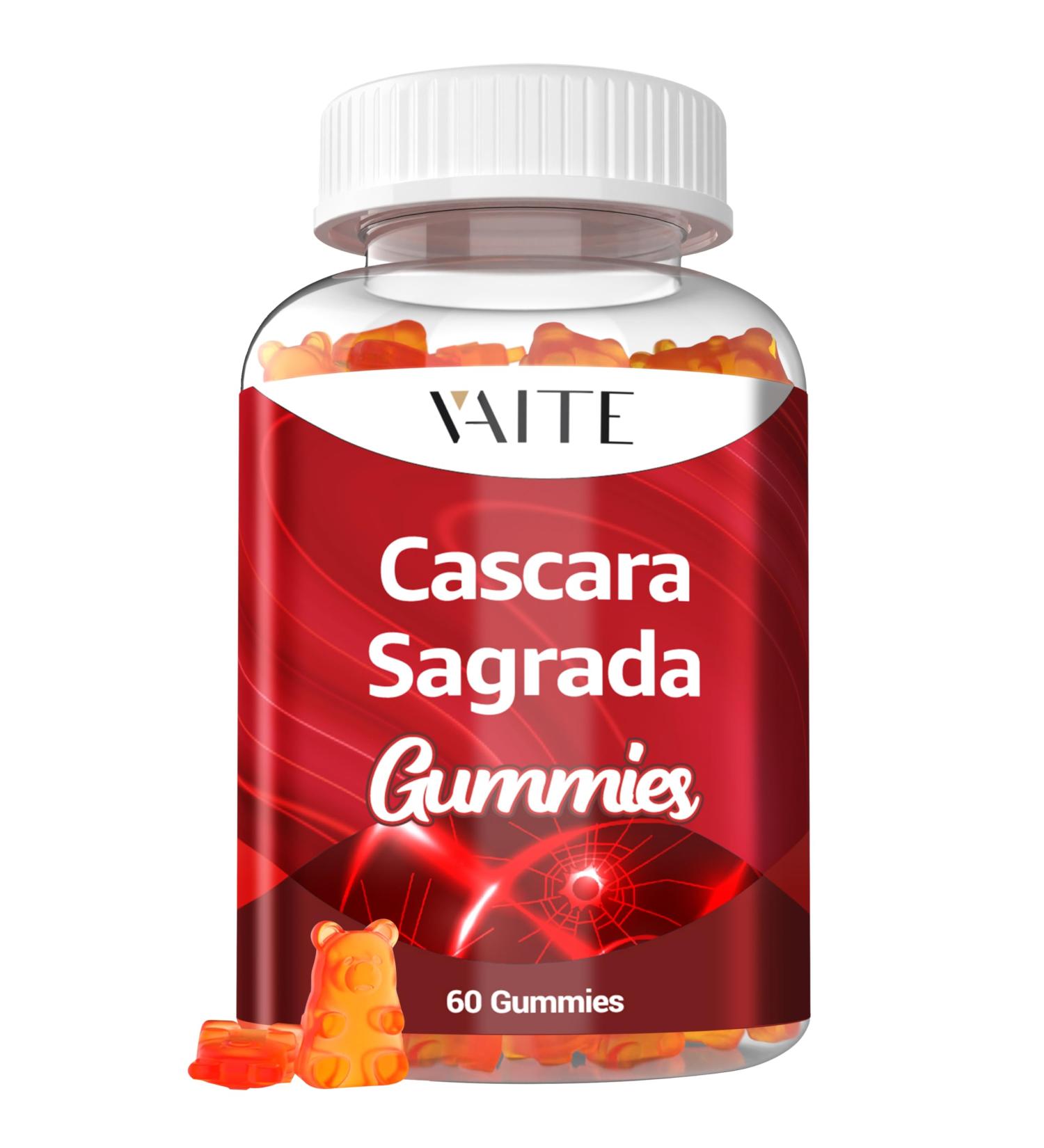 Cascara Sagrada Gummies - Fiber Blend with Psyllium Husk Ginger & Fennel Seed Gentle Bowel Support & Gut Comfort Vegan Herbal Support Gummy for Adults Encourages Digestive Comfort 60 Chewables - Buy Online on GoSupps.com