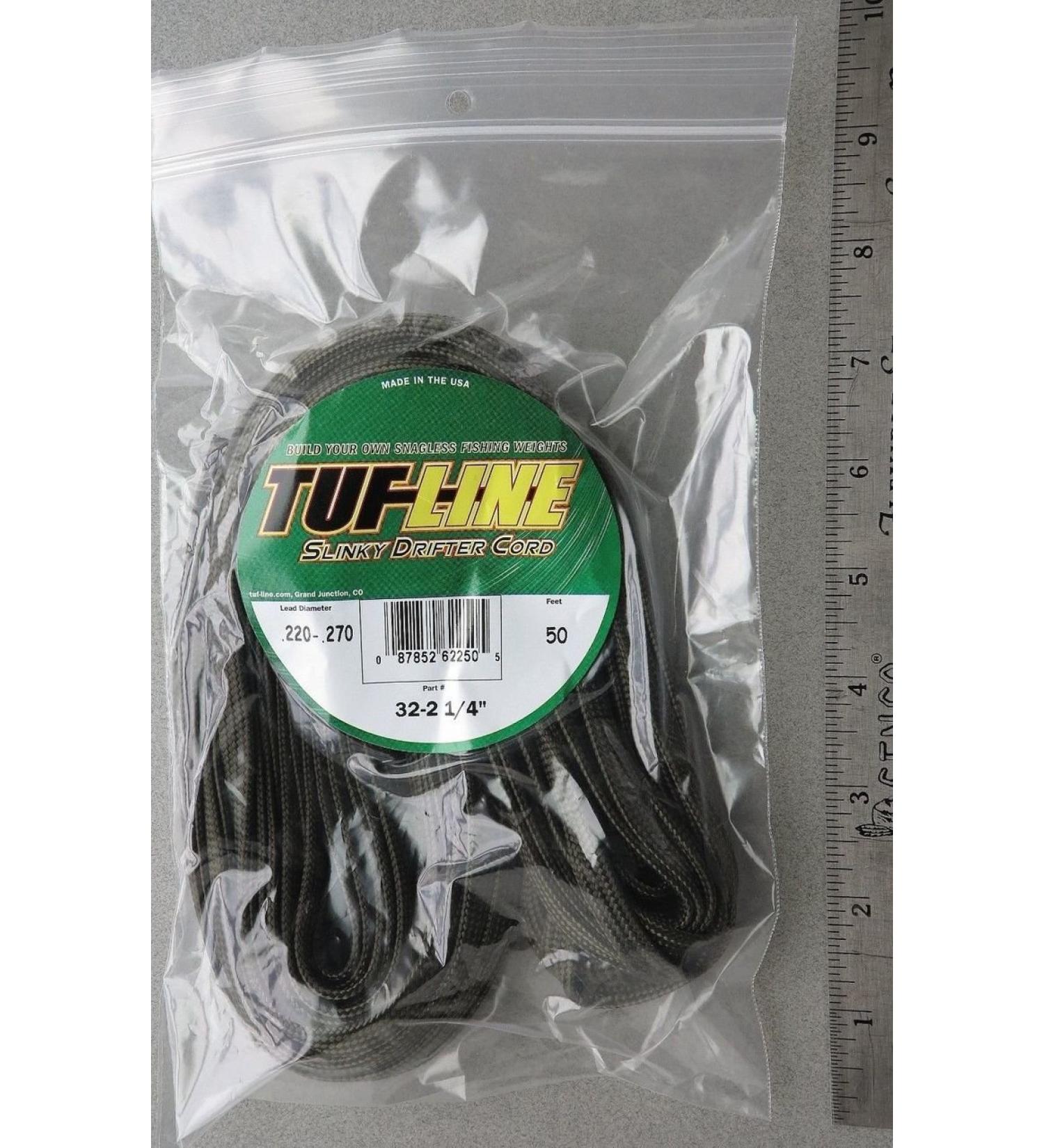 Tuf Line SD32259 Slinky Drifter Cord - 1/4 x 50ft, Green - Buy Online on GoSupps.com