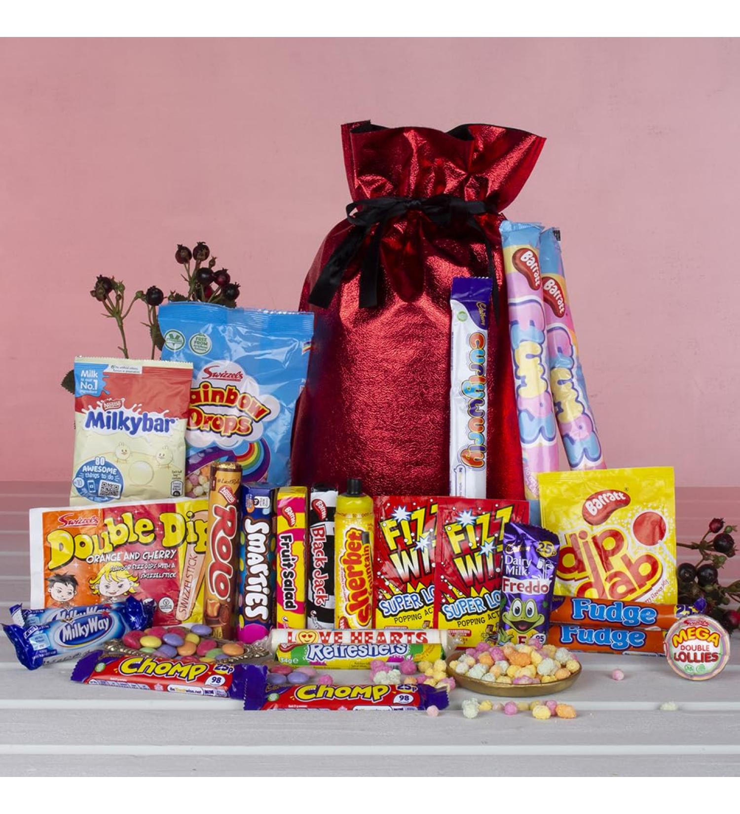 Retro Sweets and Treats Hamper - Ideal for Birthdays Goody Bags and Thank You gifts - Virginia Hayward - Buy Online on GoSupps.com