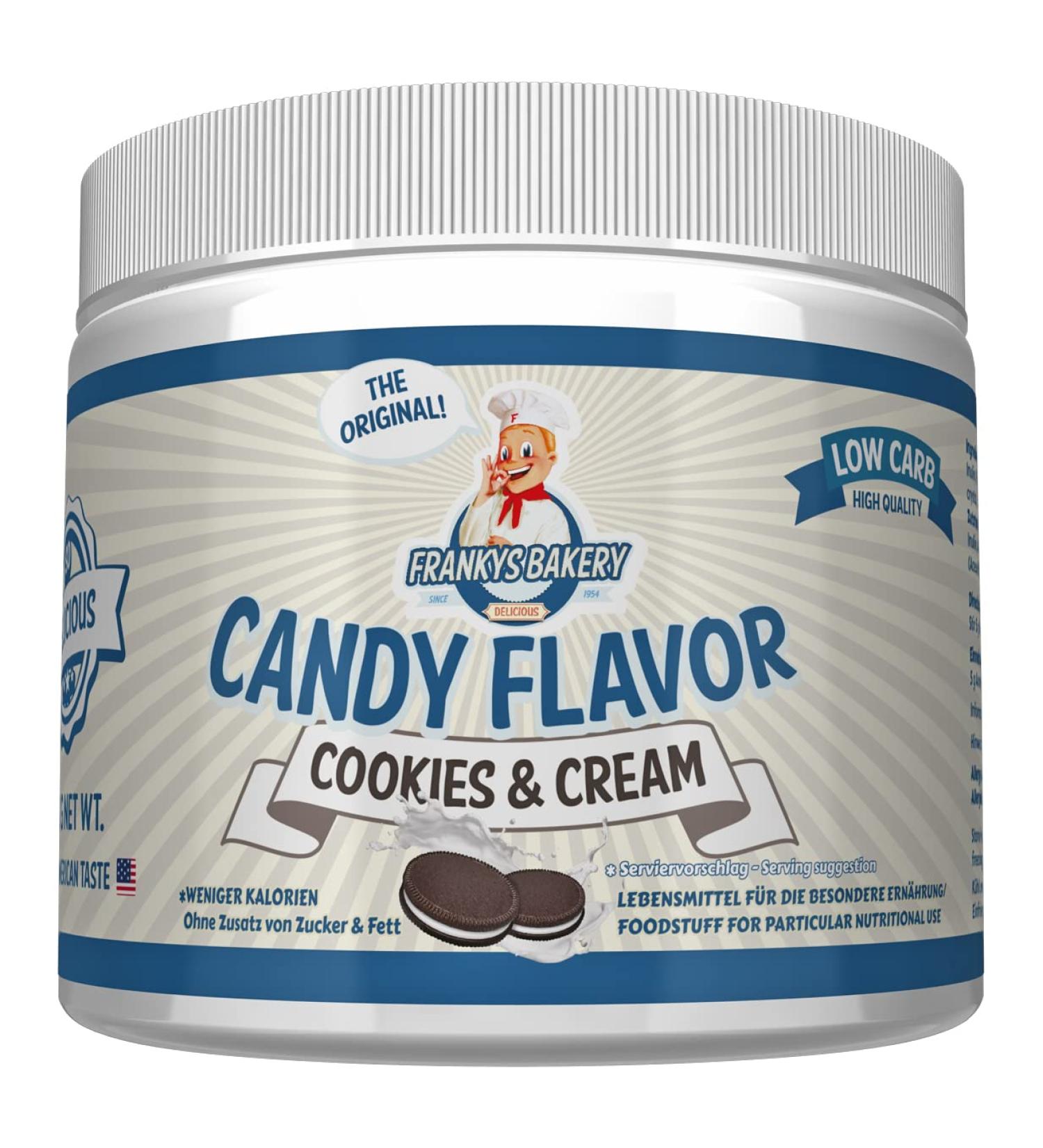 FRANKYS BAKERY Candy Flavor 200g (Cookies & Cream) delicious flavor powder versatile flavor powder without calories