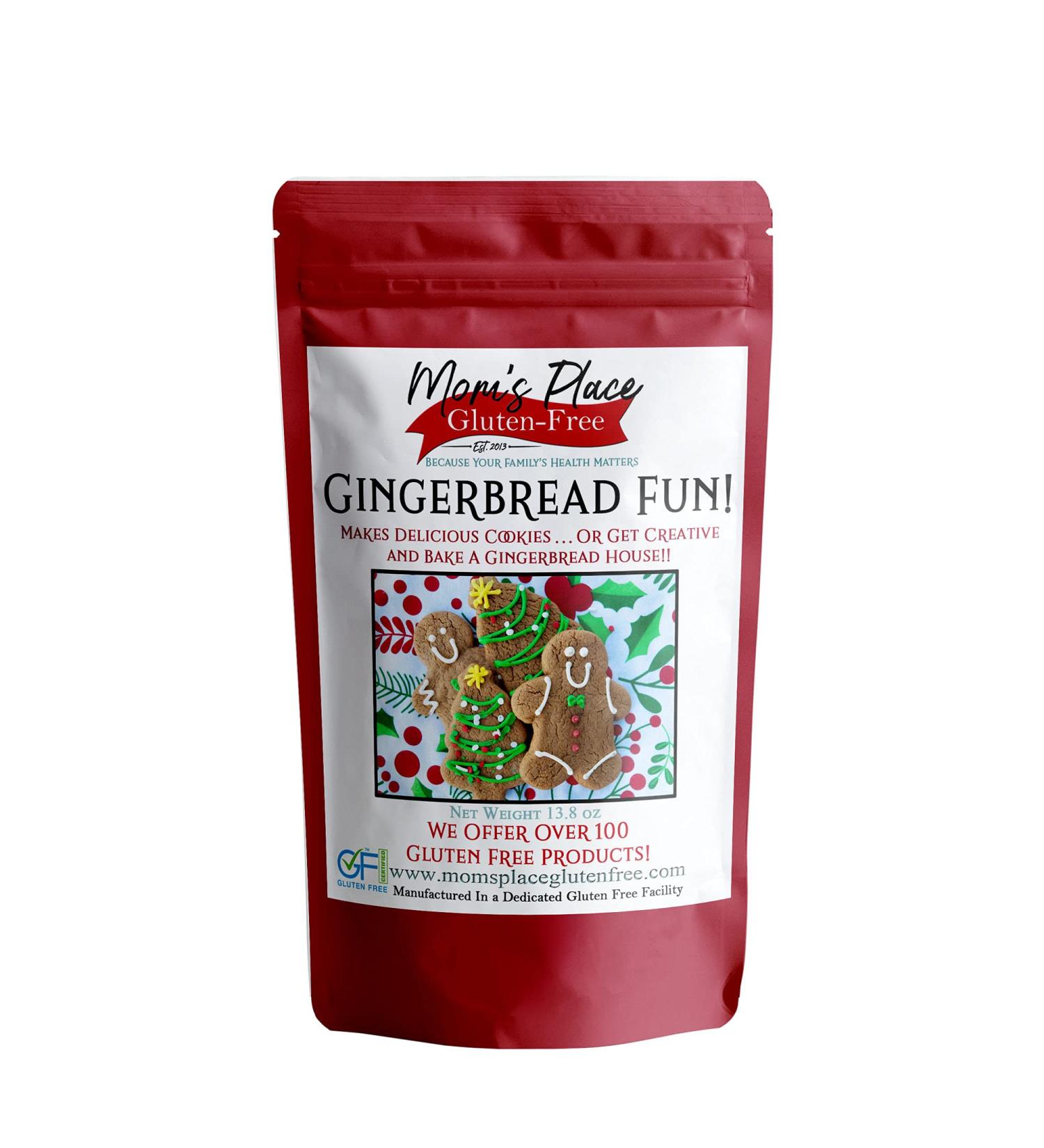 Gluten-Free Gingerbread Fun Mix - Holiday Baking Made Easy! - Buy Online on GoSupps.com