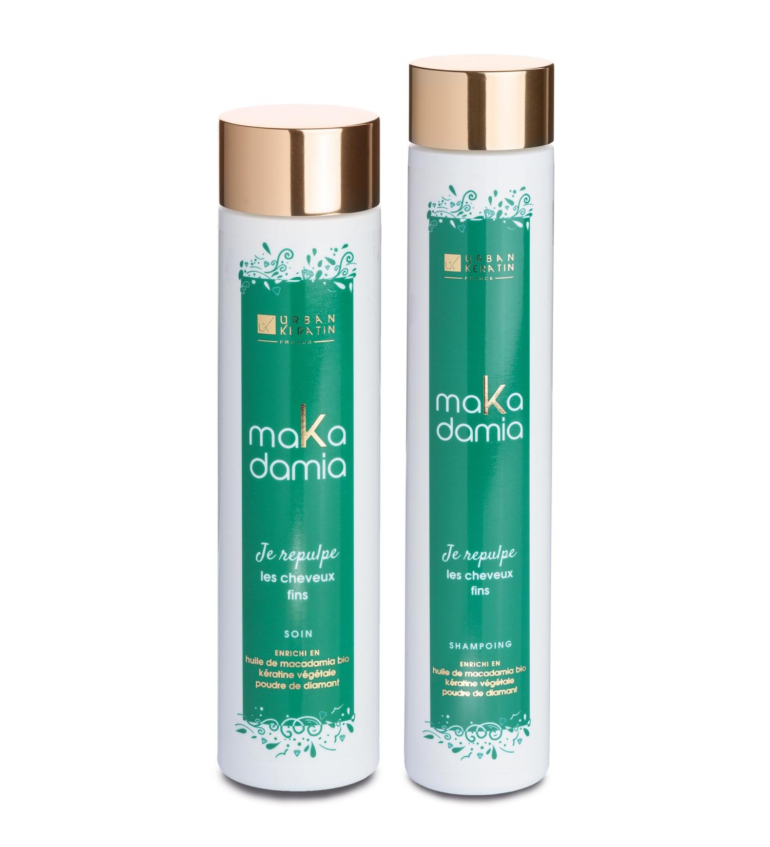 Urban Keratin - Duo Shampoo 250 Ml and Treatment 200 Ml: I Plump Up Fine Hair