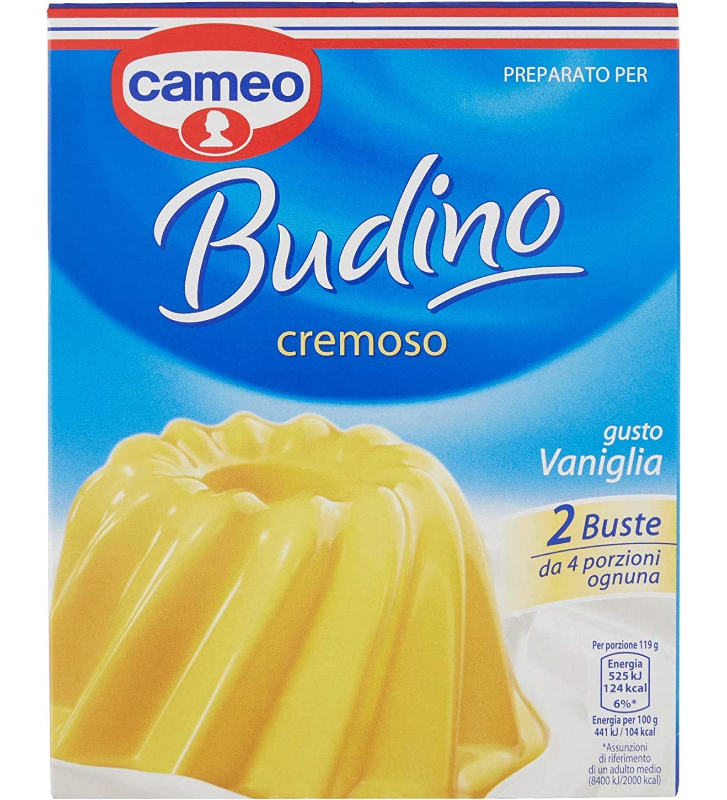 Cameo Budino Creamy Vaniglia & Vanilla Pudding Bags 80g (Pack of 6) - Buy Online on GoSupps.com