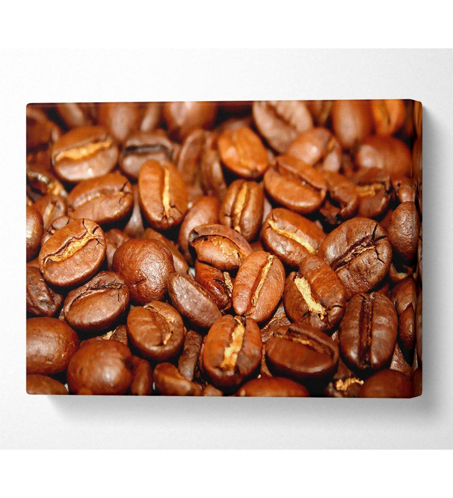 Roasted Coffee Beans Canvas Print Wall Art - Large 26 x 40 Inches - Buy Online on GoSupps.com