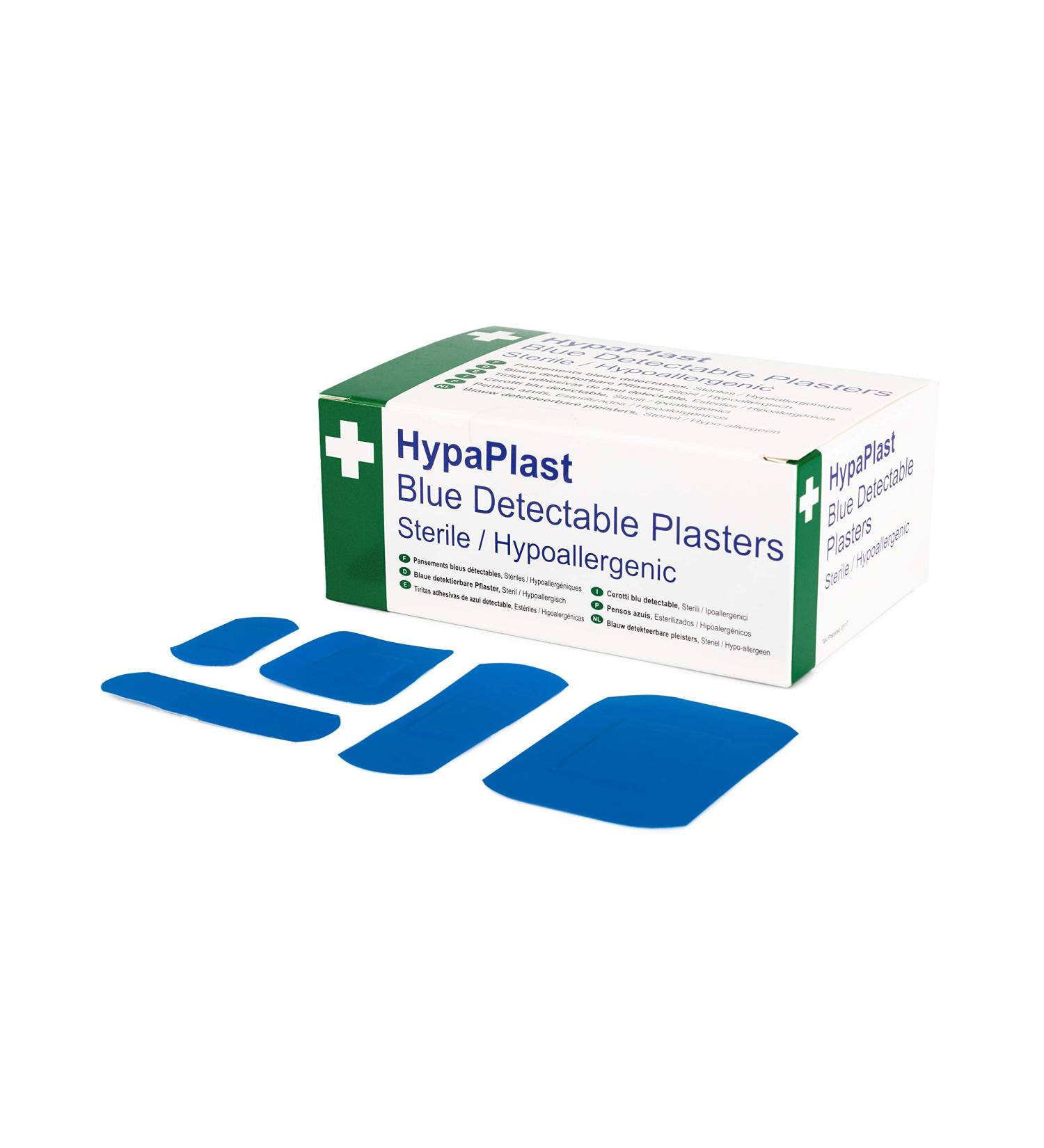 Safety First Aid Group HypaPlast Blue Catering Plasters Assorted - Pack of 1000 - Buy Online on GoSupps.com