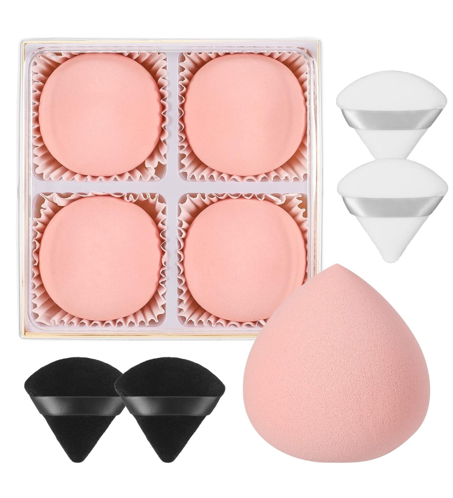 Smilcloud 4 Pcs Ultra Soft Makeup Sponges & Powder Puffs Set - Buy Online on GoSupps.com