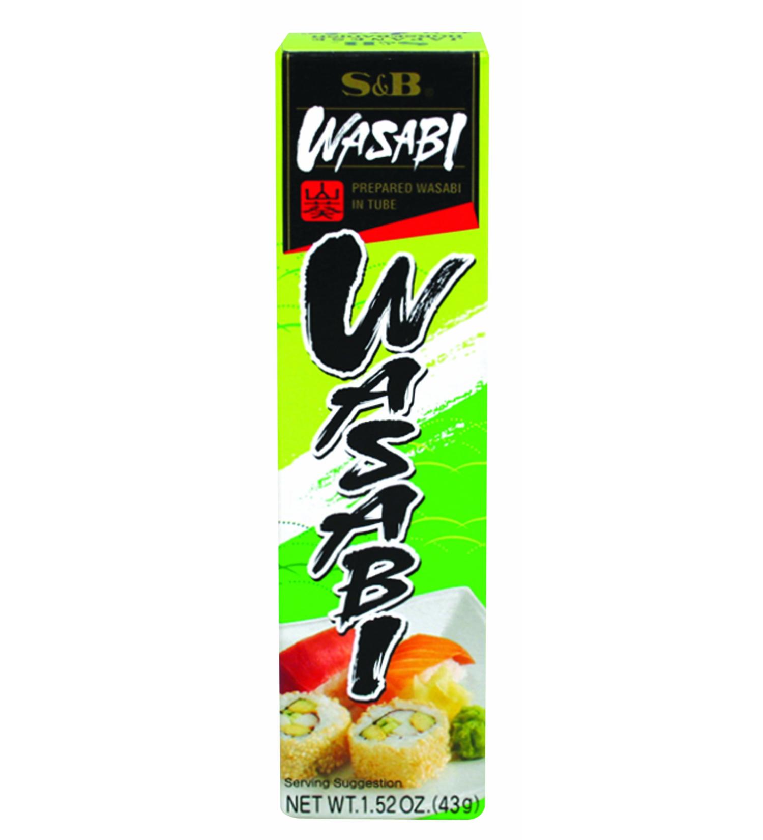 S&B Prepared Wasabi in Tube, 1.52-Ounce