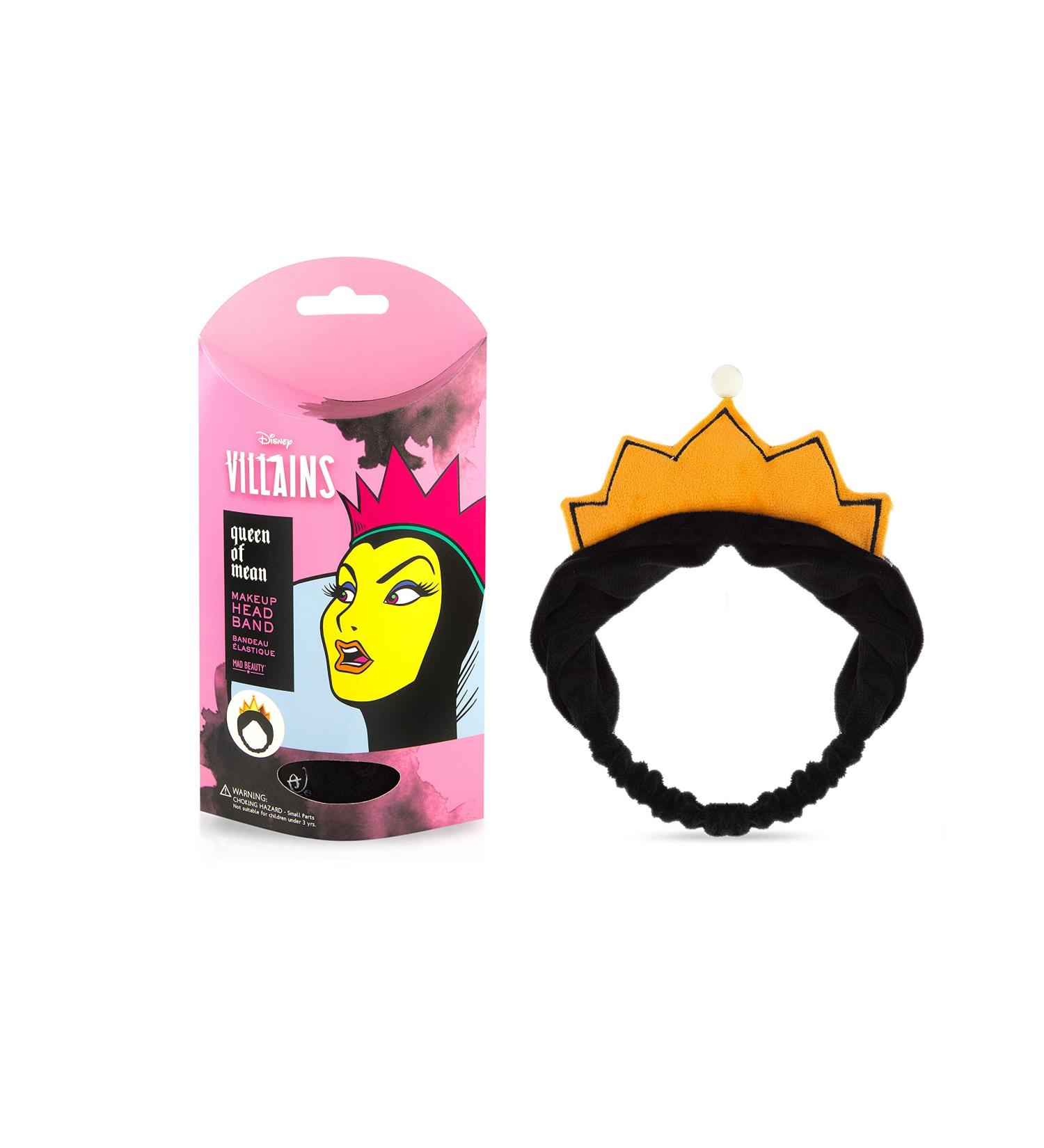 MAD Beauty Disney Villain Evil Queen Make-Up Headband - Keep Hair Neatly Tucked Away, Soft & Comfortable Costume Headband for Makeup, Creams, and Face Masks - Buy Online on GoSupps.com