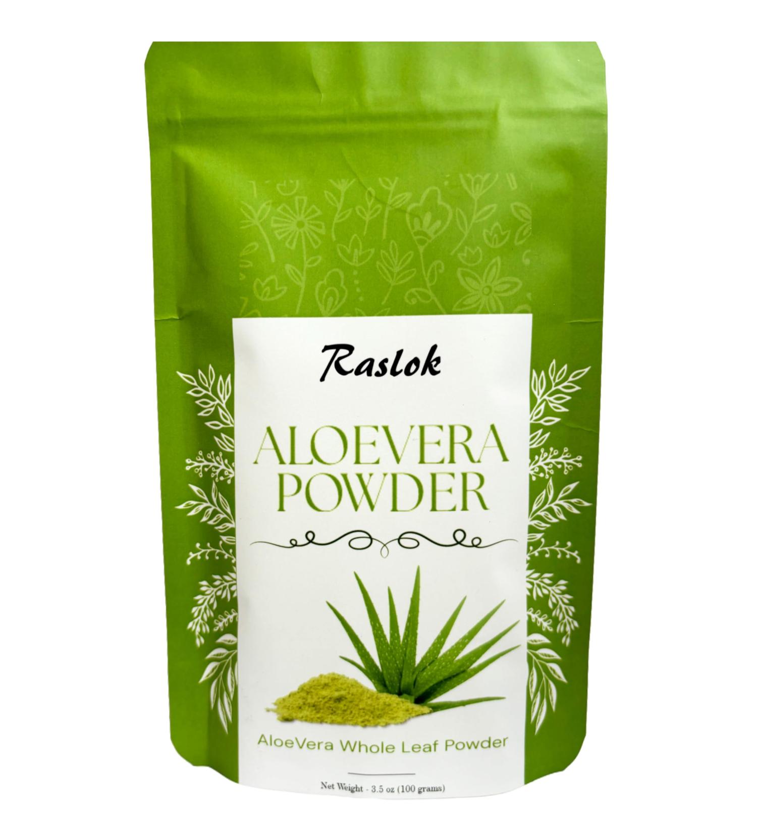 Aloe Vera Powder | Aloe barbadensis Powder | Natural Skin Moisturizer (3.52 oz) | for External Use Only 3.52 Ounce (Pack of 1)