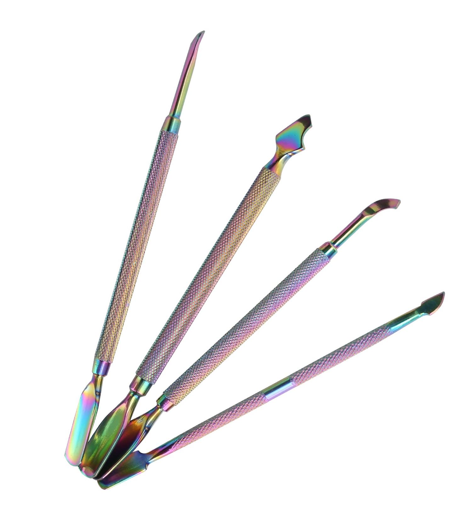 Nail Cuticle Pusher Portable Rust-proof Eco friendly Cuticle Pusher for Nail Salon for Manicurist - Buy Online on GoSupps.com