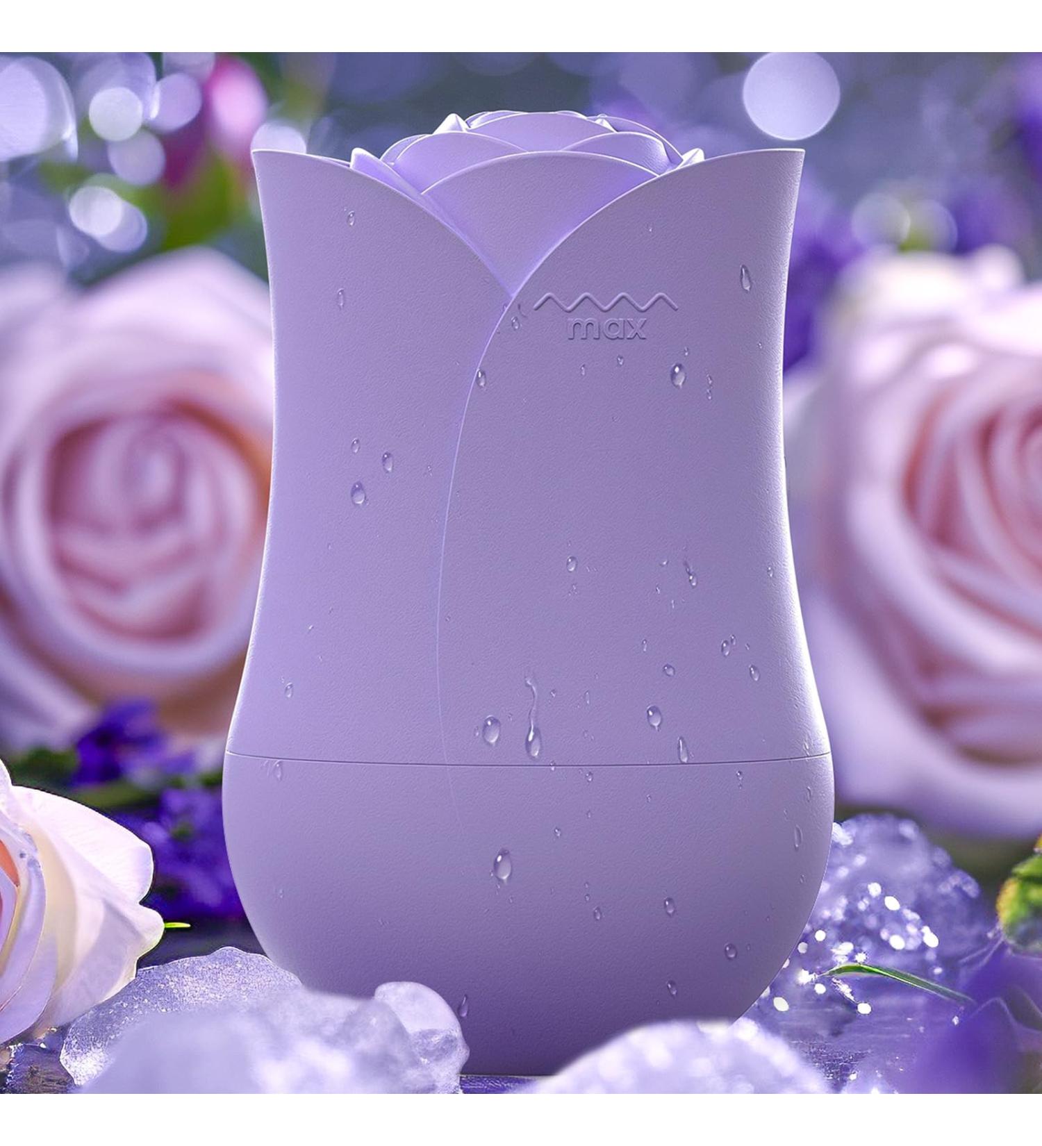 Keepaq Ice Scooter Face Massager | Reusable Silicone Ice Roller for Pores & Skin Care - D-Purple - Buy Online on GoSupps.com