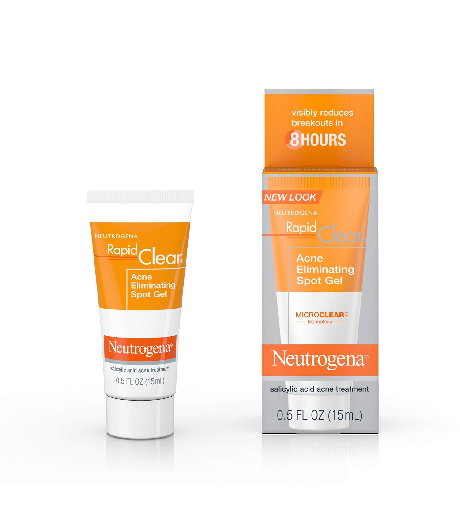 Neutrogena Rapid Clear Acne Eliminating Spot Treatment Gel | Salicylic Acid Acne Medicine | 0.5 fl. oz - Buy Online on GoSupps.com