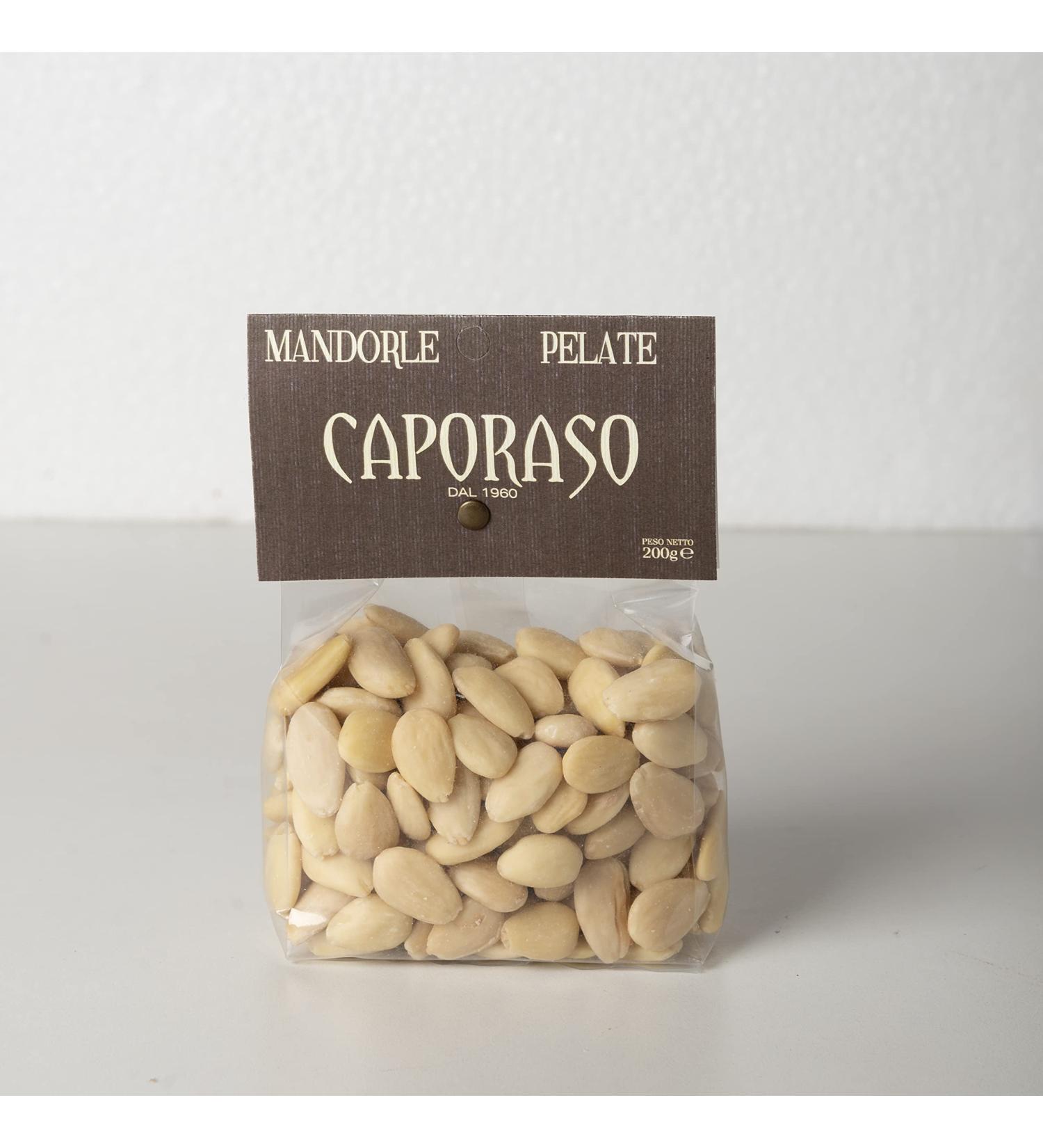  Caporaso dal 1960 Peeled almonds first choice Bari dried fruit (200 g) - Buy Online on GoSupps.com