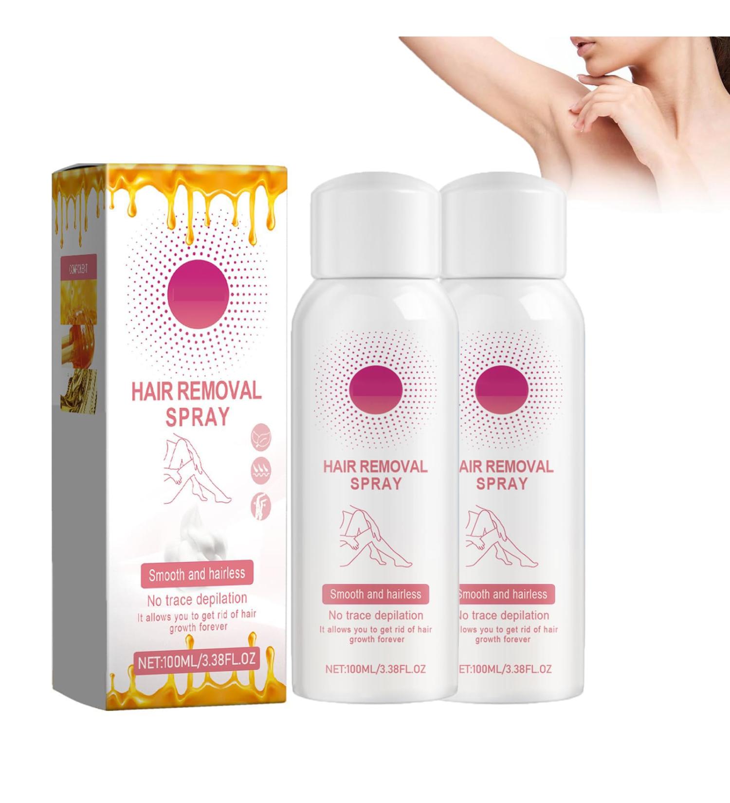  Dyceittdia 2 x Hair Removal Sprays Suitable for Arms Legs Back Armpits Etc 2 x 100 ml Devinous Cream - Buy Online on GoSupps.com