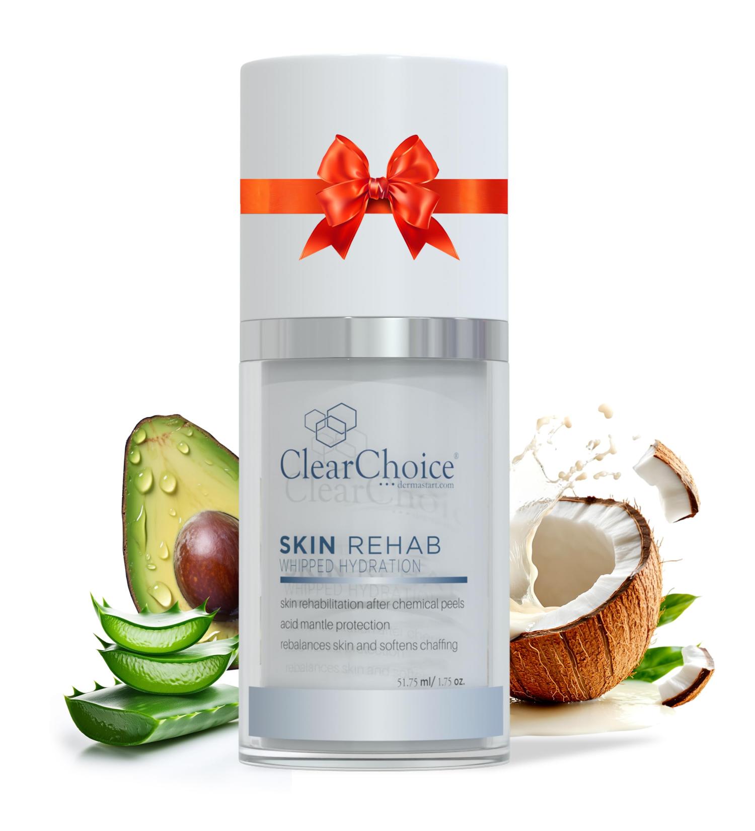 Clear Choice Skin Rehab Whipped Hydration Deeply Hydrates & Repairs Skin Barrier Post-Treatment Care 1.7oz