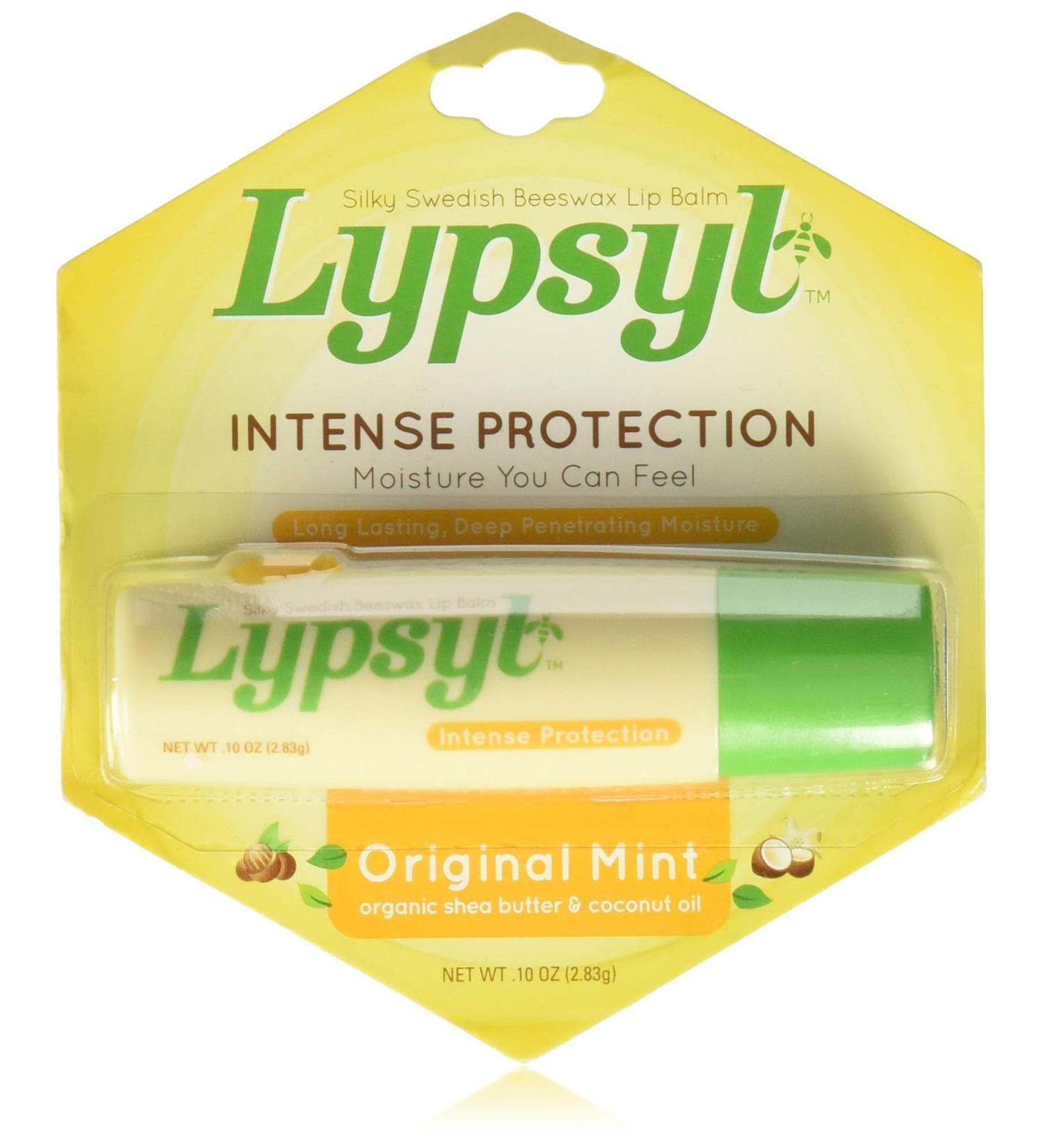 Lypsyl Intense Protection Original Mint Lip Balm 0.10 oz 0.10 Ounce (Pack of 1)