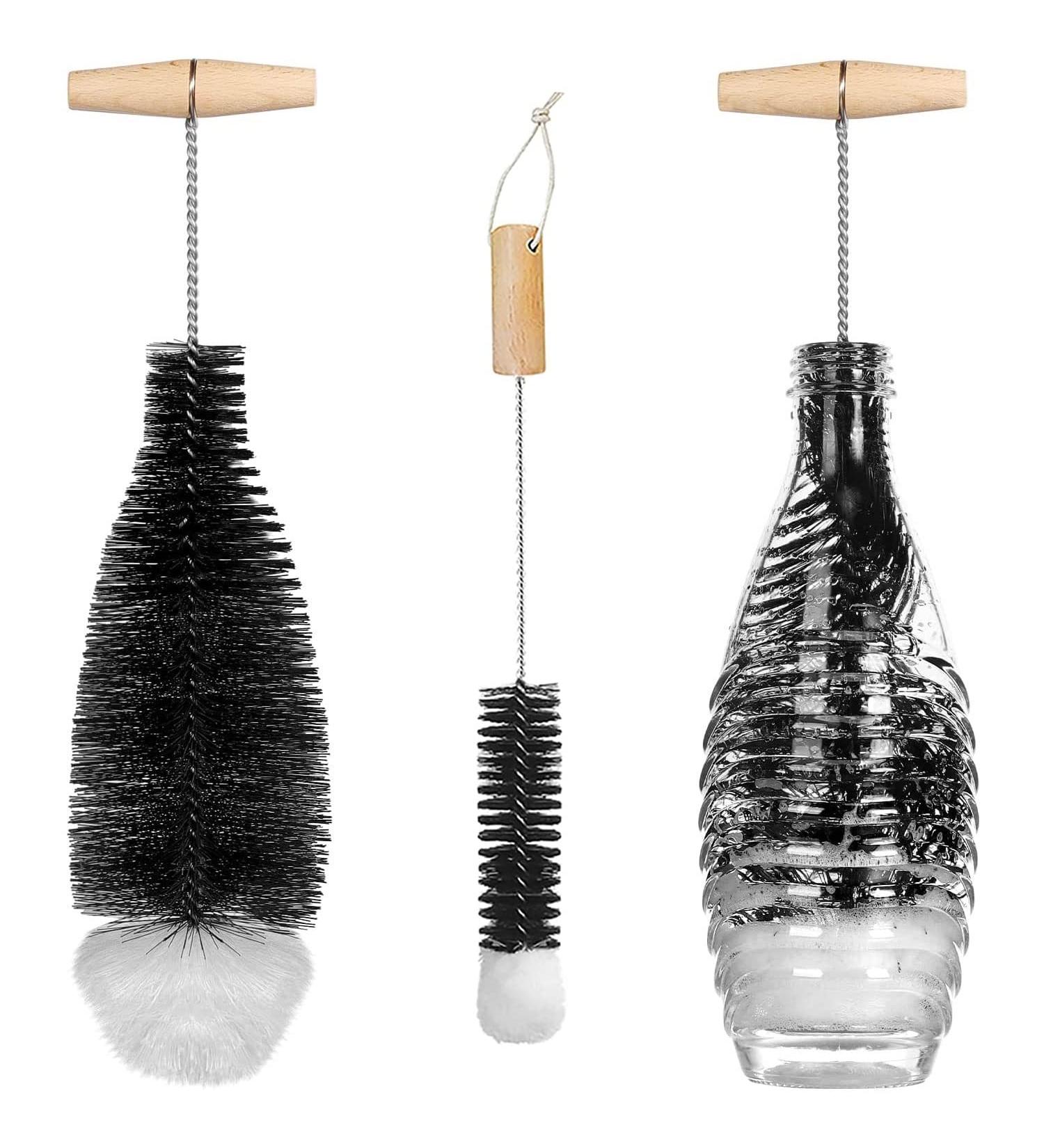 CAM2 Sponge Cleaning Brush Non Marking Cleaning Bottle Cleaner for 0.6 litre Glass Bottle Baby Food Bottle Soda Bottle Water Bottle Crystal Bottle Soda Bottle - Buy Online on GoSupps.com