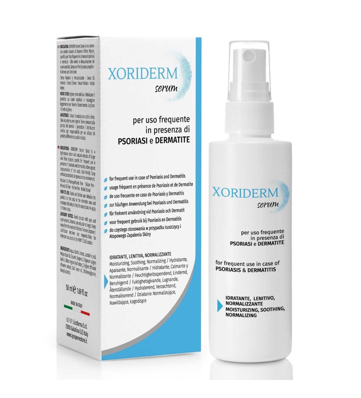 Xoriderm Scalp Serum Lotion - Soothing Relief for Psoriasis and Dermatitis - Buy Online on GoSupps.com
