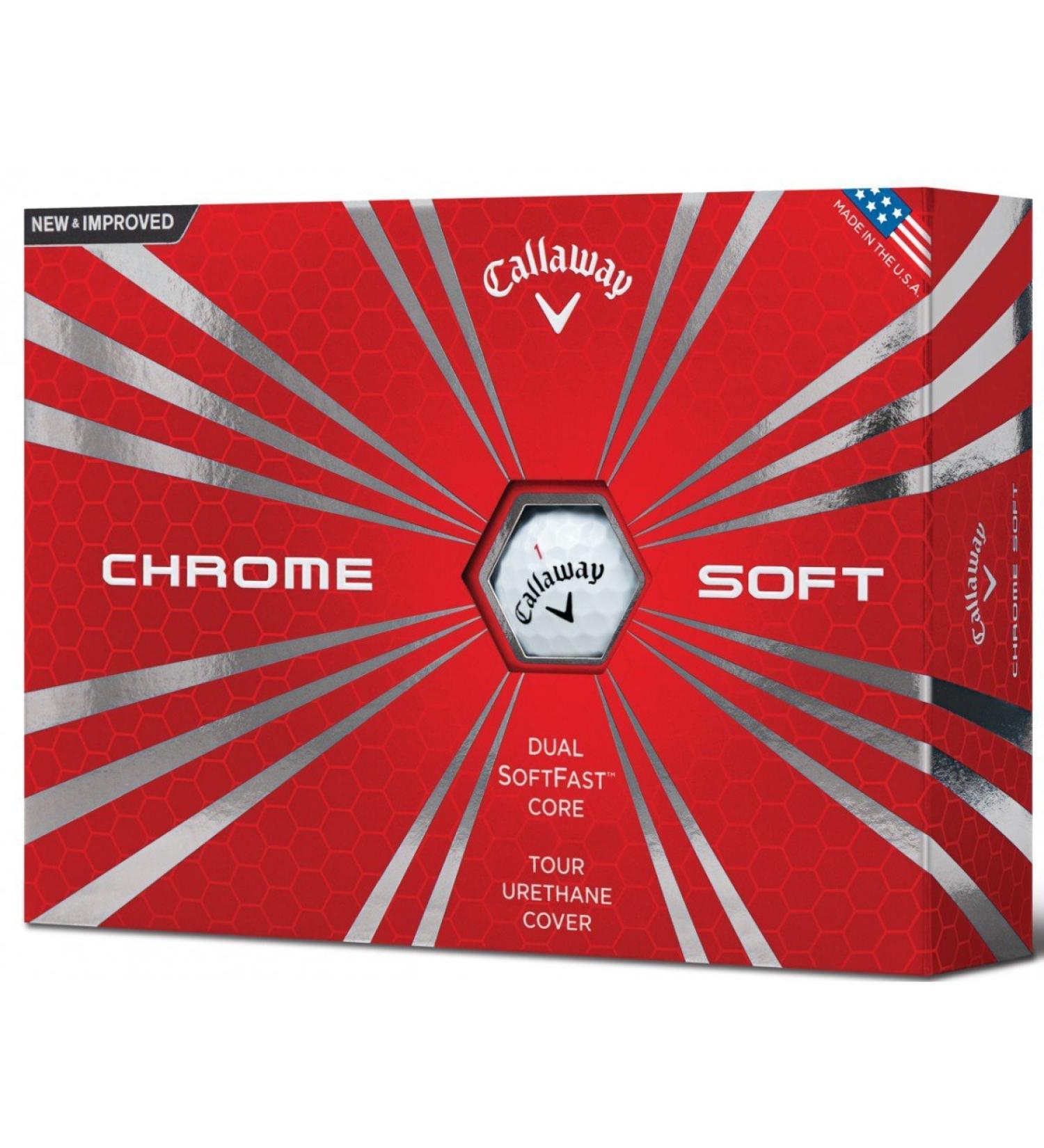Callaway Chrome Soft Golf Balls Prior Generation - White (One Dozen) - Buy Online on GoSupps.com