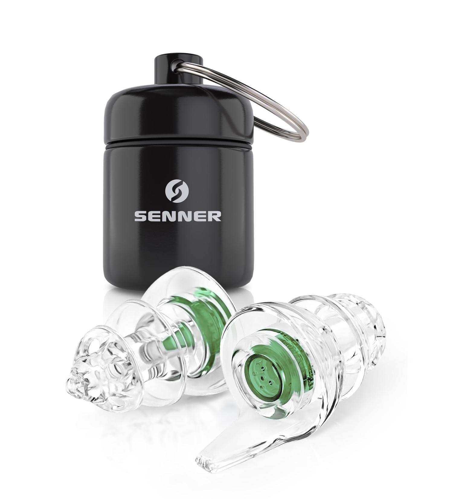Senner Kidspro Earplugs - Reusable Hearing Protection for Children | Perfect Fit for Small Ear Ducts | Includes Aluminum Container - Buy Online on GoSupps.com