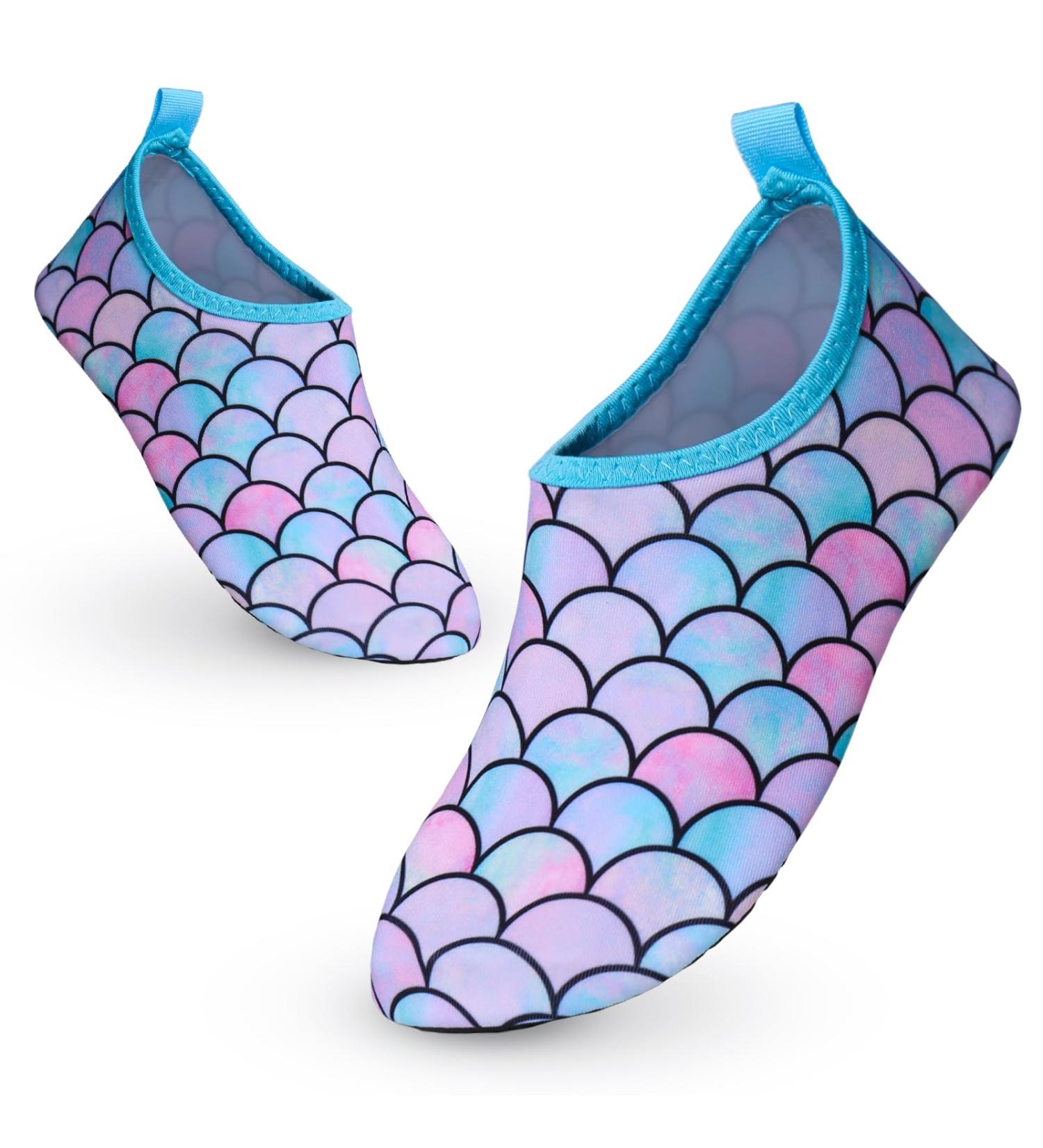AISPRTS BATESHUHE Kinder Wasserschuhe - Barefoot Beach Shoes for Kids - T2 Fish Scales EU Size 30/31 - Perfect for Swimming & Water Sports - Buy Online on GoSupps.com
