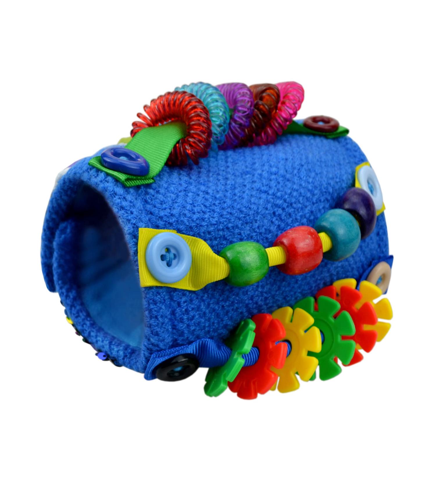 Sensory Arm Pillow for Alzheimer Patients - Therapy & Anxiety Relief | Autistic Dementia Wrist Cuff - Buy Online on GoSupps.com