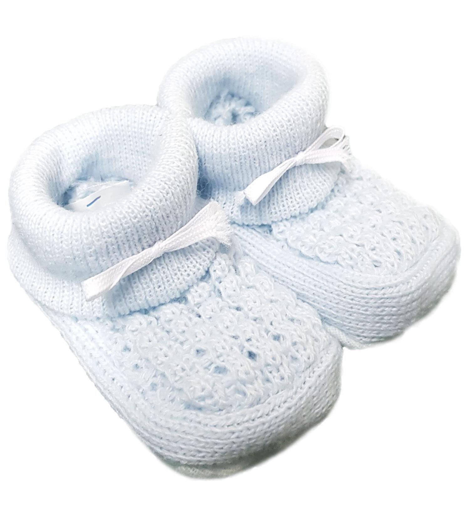 Royal Icon Baby Booties 0-3 Months Blue - Soft & Stylish Newborn Slippers for Boys and Girls - Ri403 Ri1045 - Buy Online on GoSupps.com