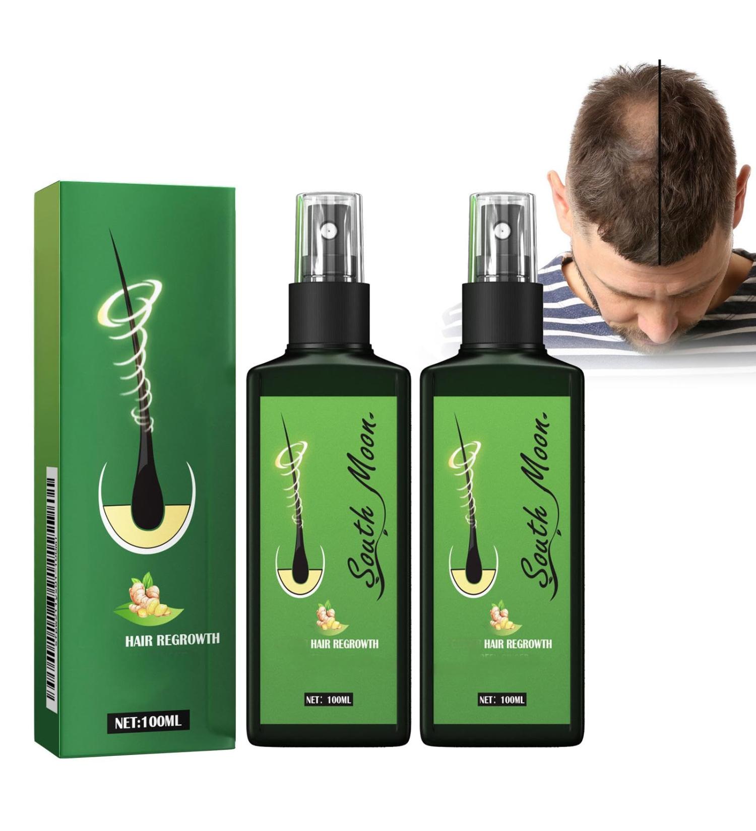  Beslibate 2 x Organic Growth Sprays More Nutritious Ginger Sprays for Women Men Hair Loss Treatment 100ml growhairthliquid-2 - Buy Online on GoSupps.com