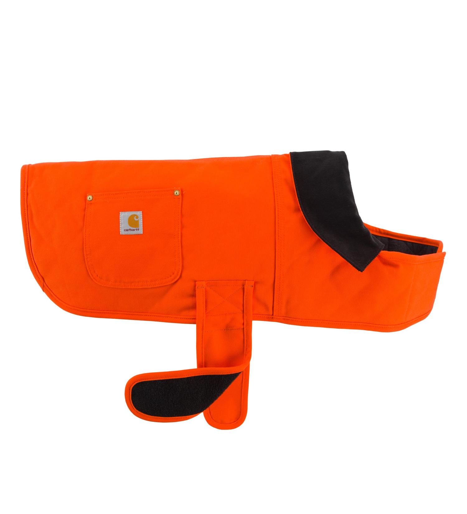 Carhartt Herren Firm Duck Insulated Dog Chore Coat - X-Large Hunter Orange/Messing | Durable & Warm Dog Coat for All Weather - Buy Online on GoSupps.com