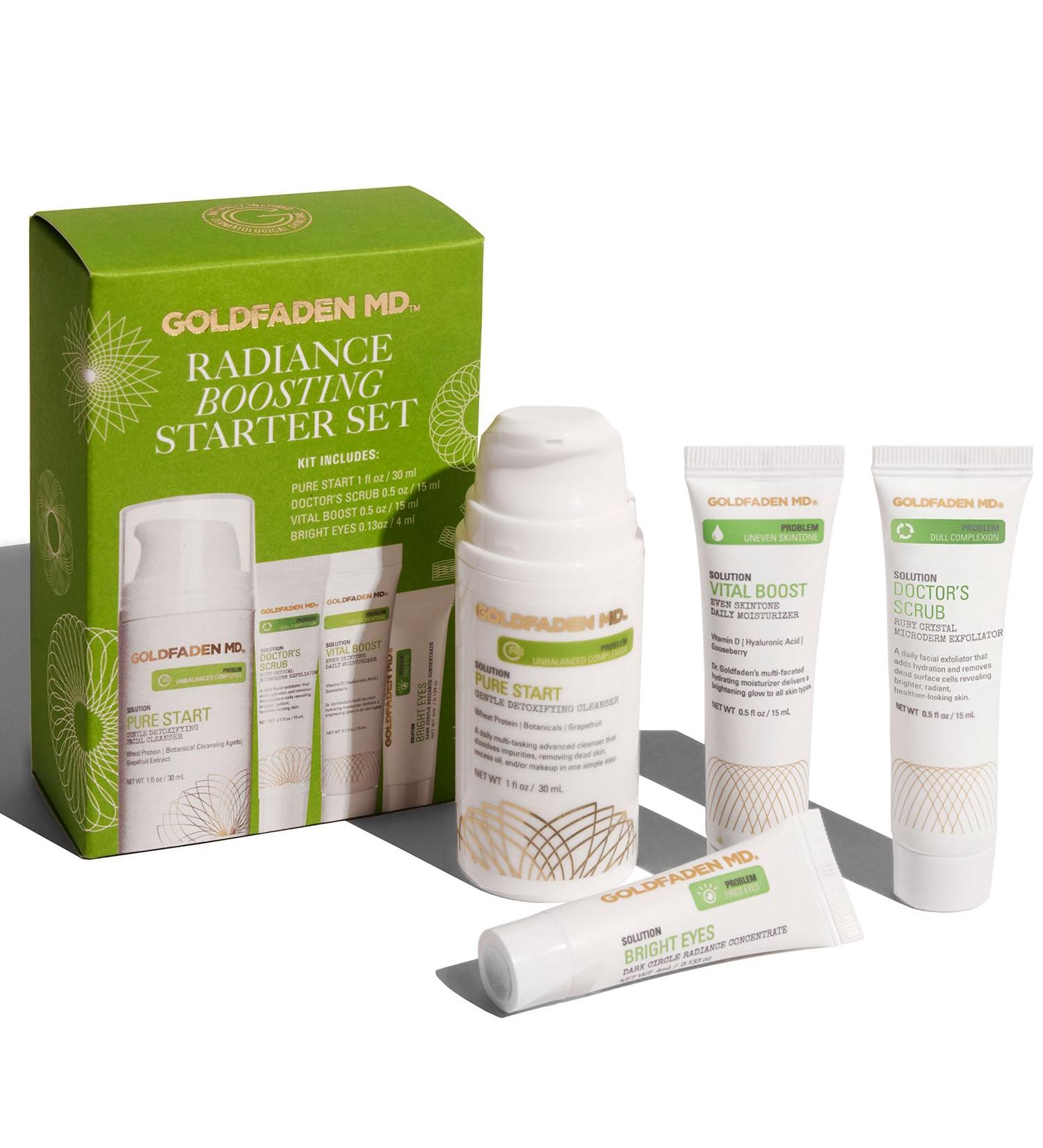 Goldfaden MD Radiance-Boosting Starter Set | Brightening Skincare Essentials for a Transformative Glow - Shop Internationally - Buy Online on GoSupps.com