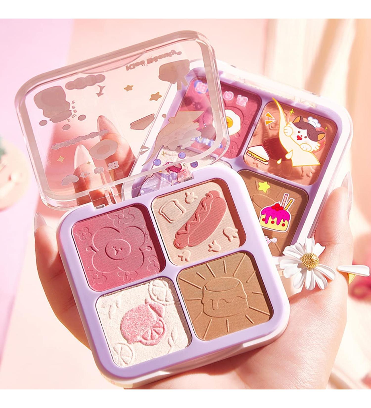Natural Face Palette - Highlight, Blush, and Bronzing Contour Makeup - Buy Online on GoSupps.com