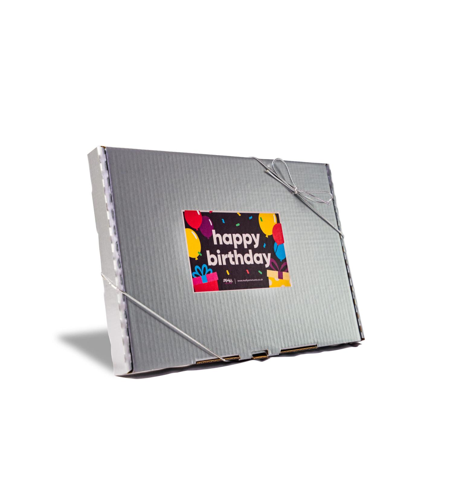 Happy Birthday Retro Sweets Silver Gift Box - 18 Varieties of Candy - Fits th... - Buy Online on GoSupps.com
