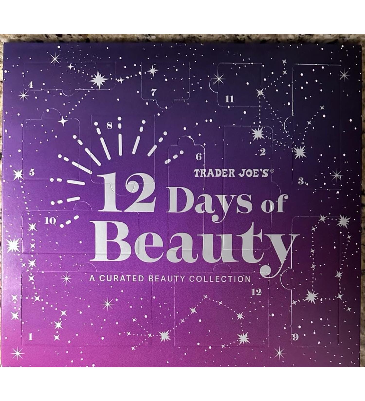 Trader Joe's 12 Days of Beauty Advent Calendar Bath Salts Hair Mask Lip Balm & More | International Shipping - Buy Online on GoSupps.com
