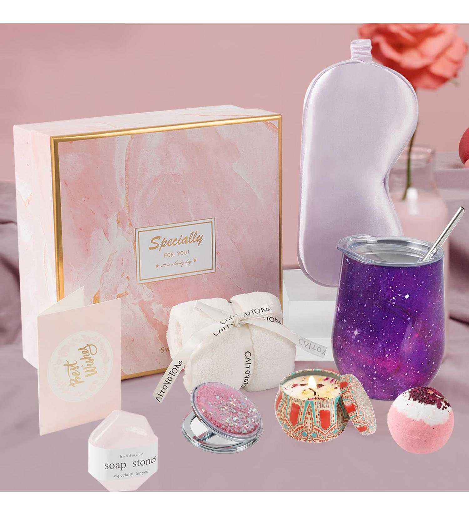 Santentre Women's Gift Set - 8-Way Birthday Gifts for Mom Girlfriend Sister | 360ml Stainless Steel Vineyard Present - Buy Online on GoSupps.com
