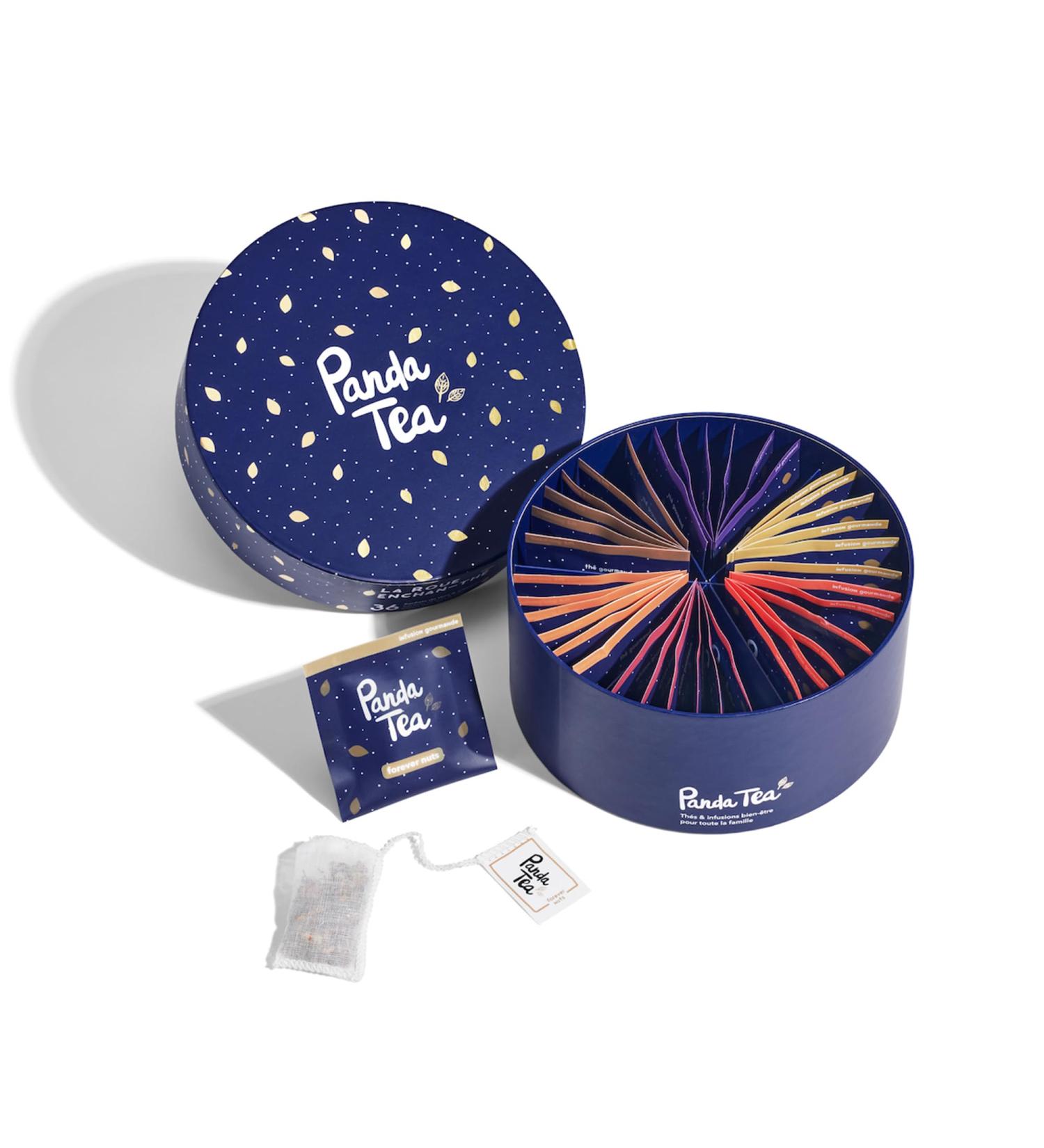 Panda Tea | Winter Selection Gift Set | Assortment of 6 Organic Teas & Infusions 100% Organic | 36 Bags Muslin Tea Infusions - Buy Online on GoSupps.com