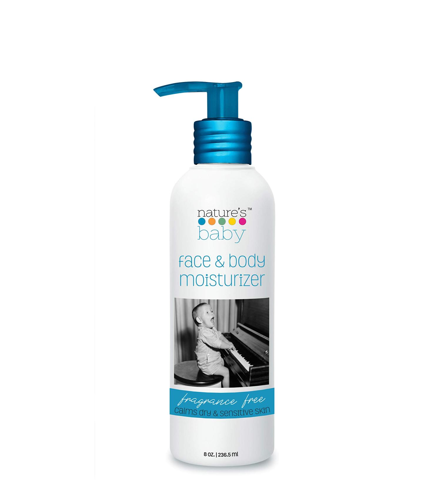 Nature's Baby Organics Fragrance-Free Face & Body Moisturizer - 8 oz (236.5 ml) - Buy Online on GoSupps.com