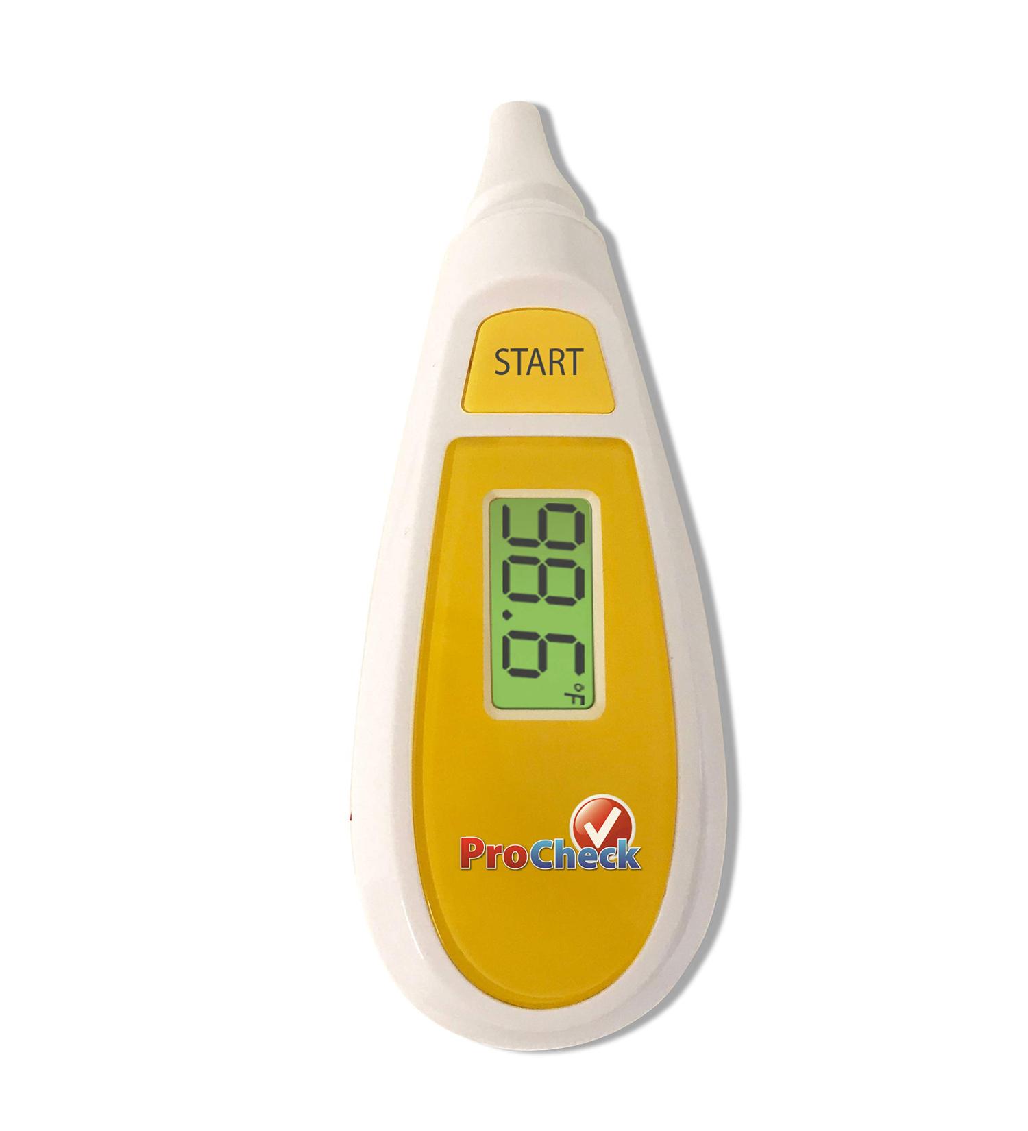 Instant Ear Thermometer with Glowing Fever Indicator | Accurate & Fast Temperature Readings - Buy Online on GoSupps.com