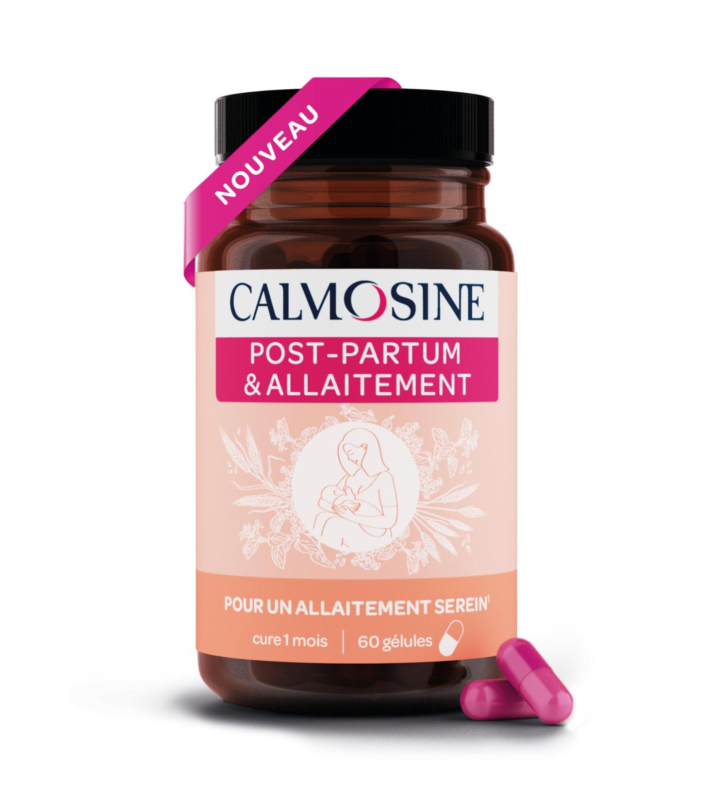 Calmosine Post-Partum Allaitement Compl ment Alimentaire 60 G lules Vitamines C Magnesium Om ga 3 Fabriqu en France - Buy Online on GoSupps.com